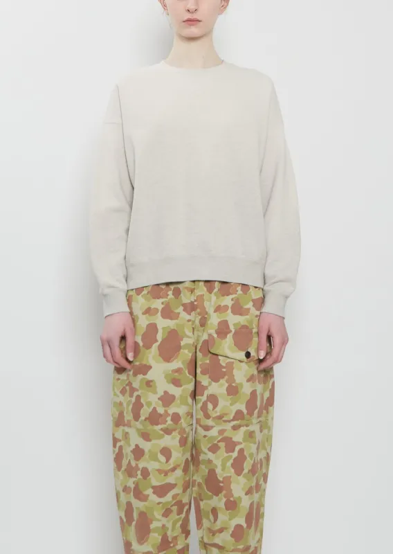 Amplus Cotton Sweatshirt — Grey sold by La Garconne