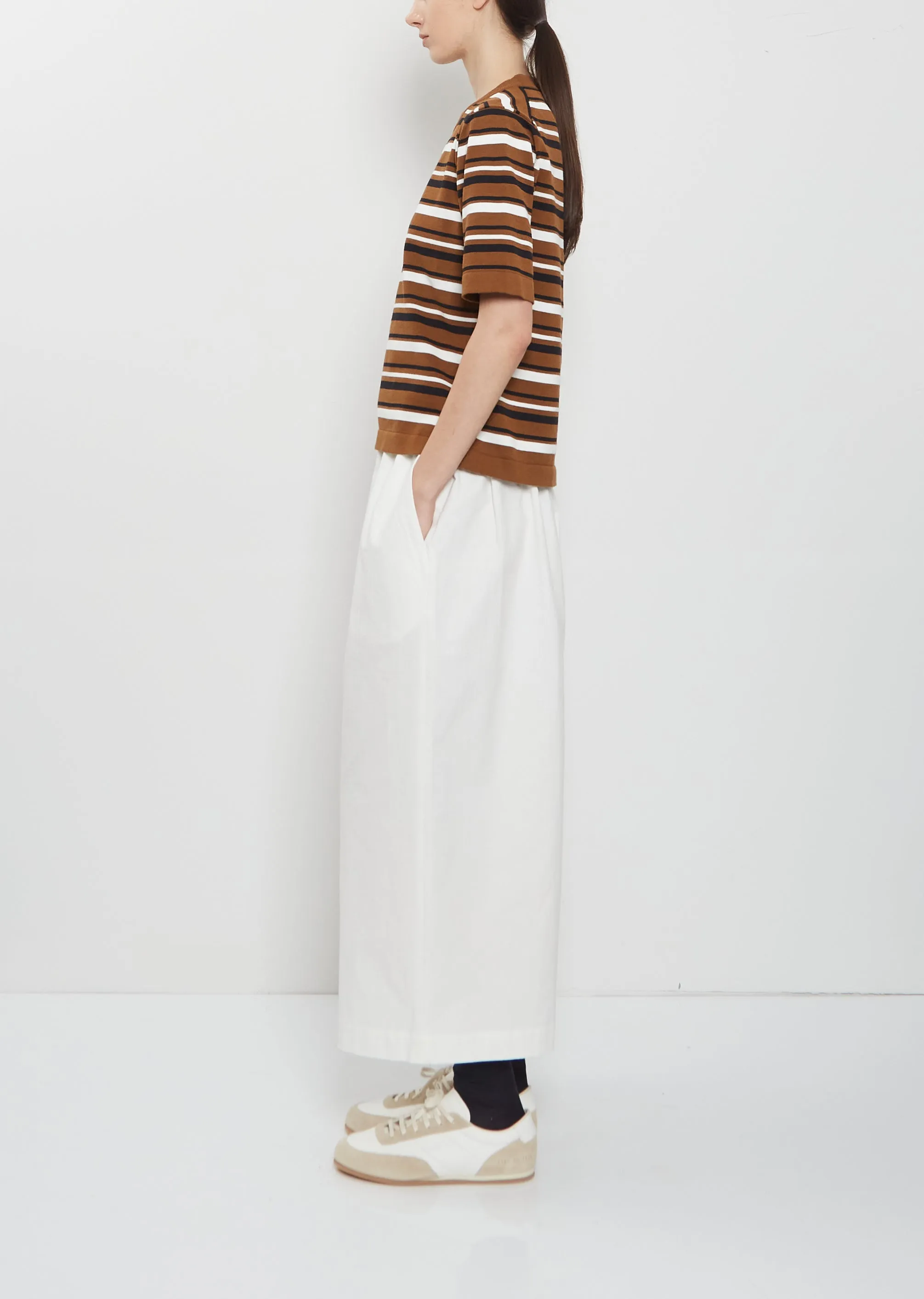 Knitted Cotton Linen T-Shirt sold by La Garconne product image thumbnail 2