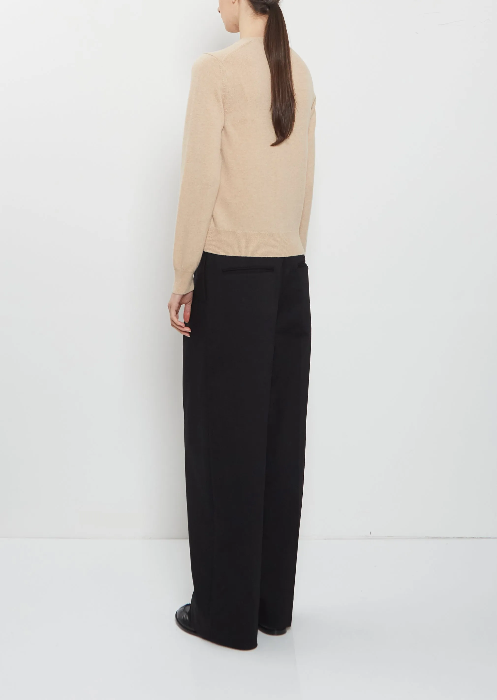 Round Neck Cashmere Cardigan sold by La Garconne product image thumbnail 3