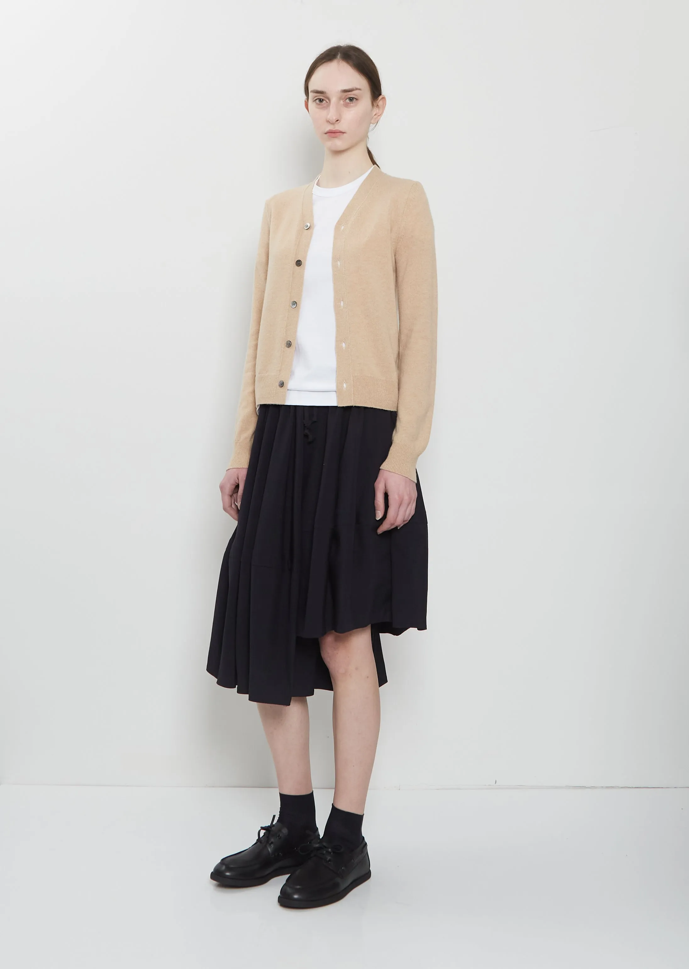 V-Neck Cashmere Cardigan sold by La Garconne product image thumbnail 4