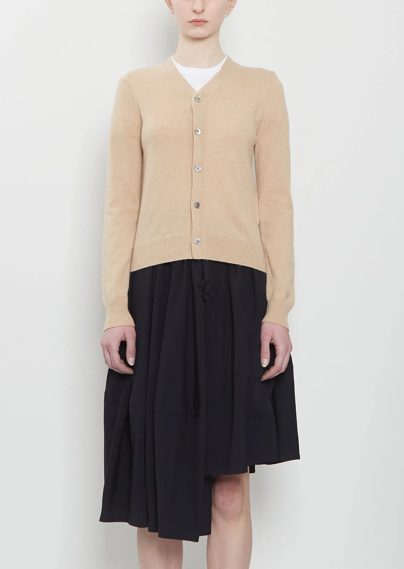 V-Neck Cashmere Cardigan sold by La Garconne