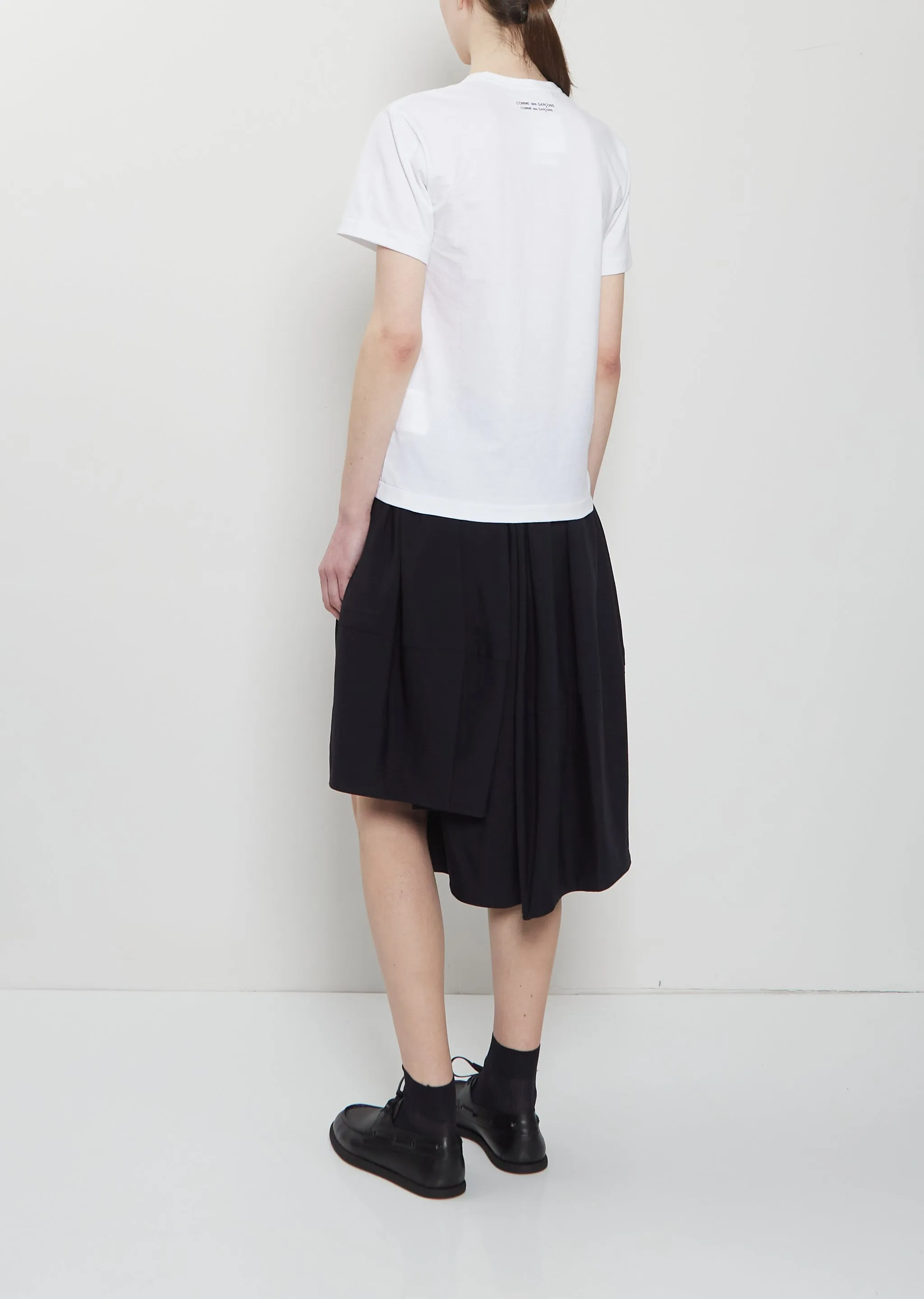Logo Cotton Tee — White sold by La Garconne product image thumbnail 3