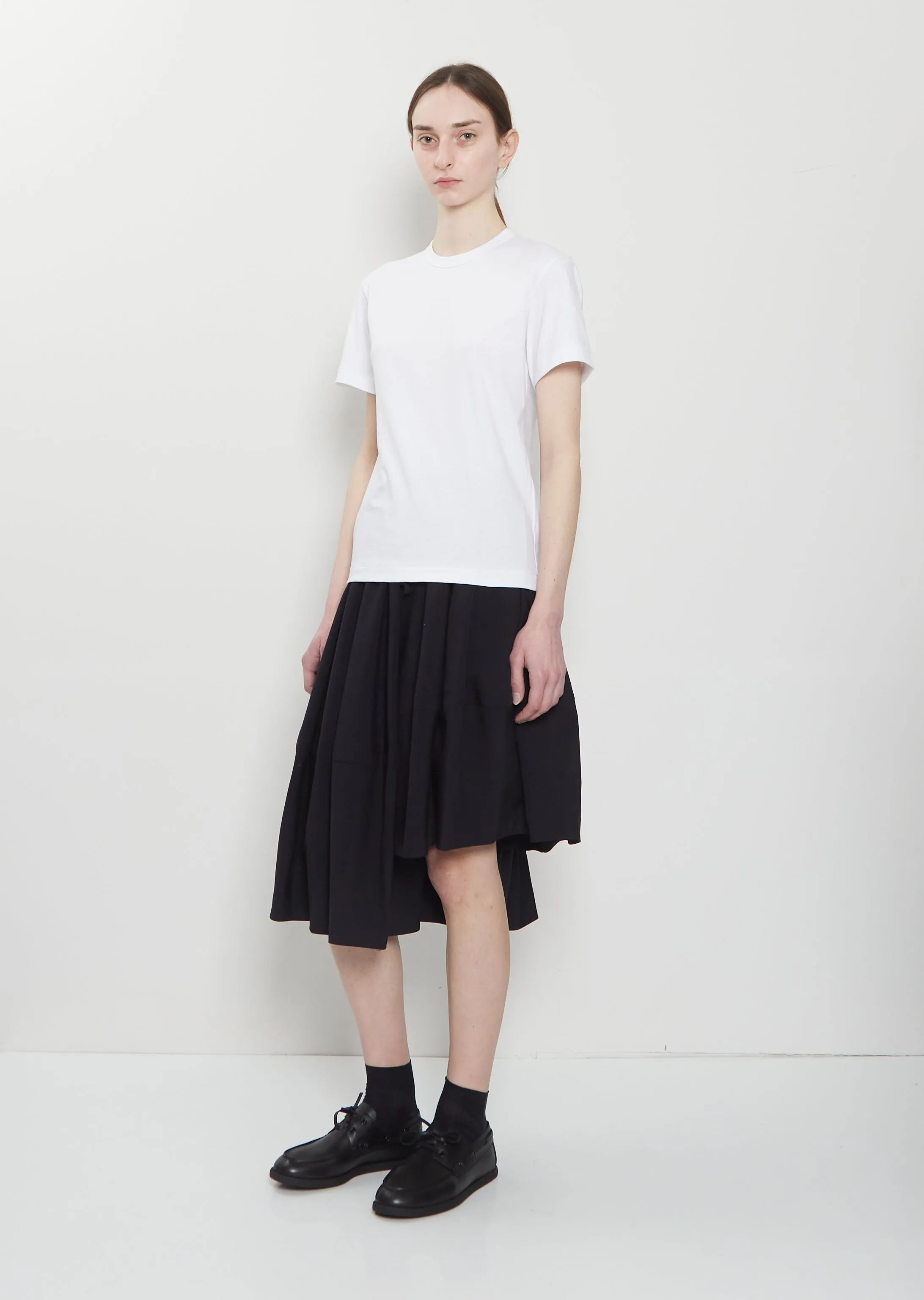 Logo Cotton Tee — White sold by La Garconne product image thumbnail 4
