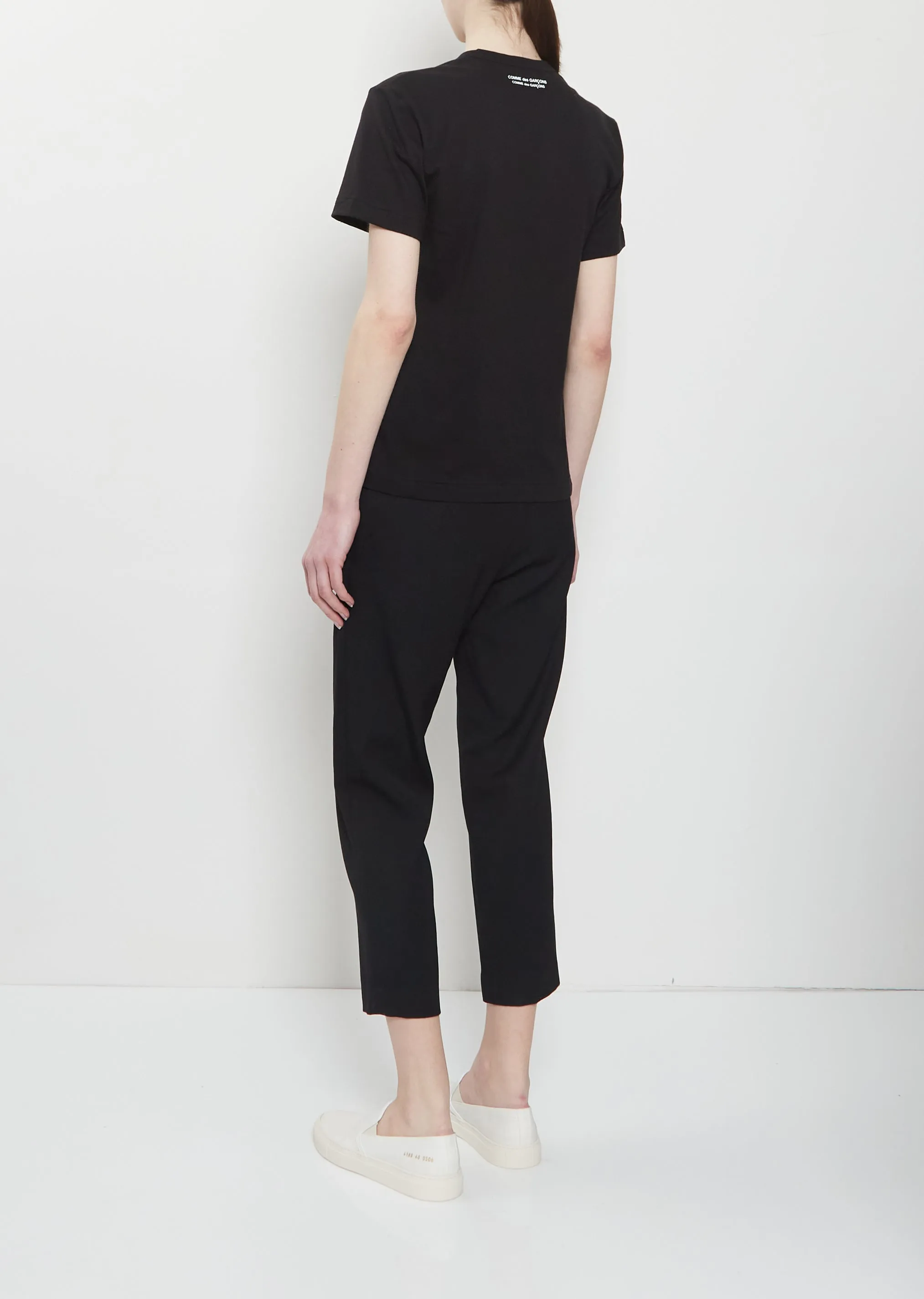 Logo Cotton Tee — Black sold by La Garconne product image thumbnail 3
