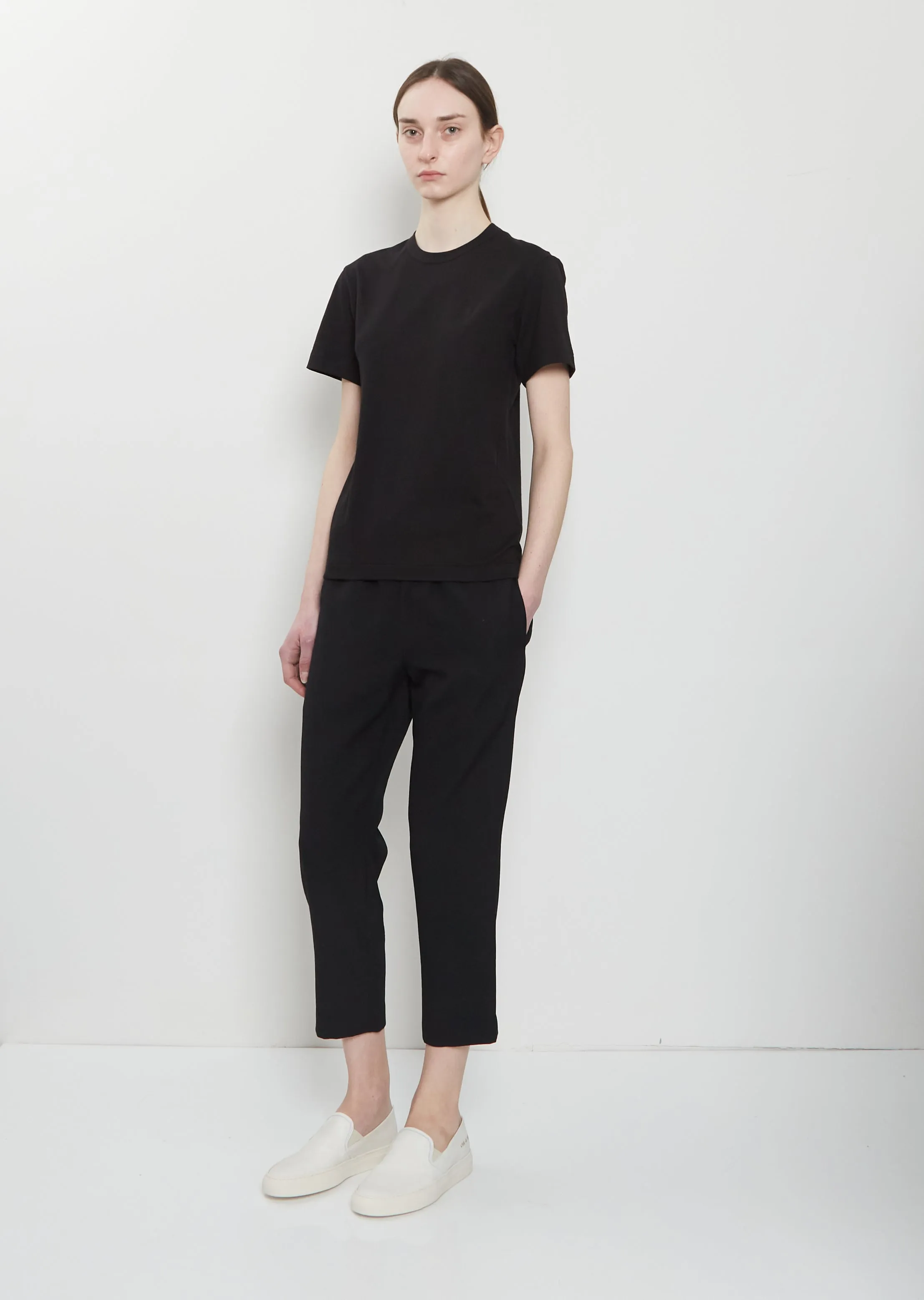 Logo Cotton Tee — Black sold by La Garconne product image thumbnail 4