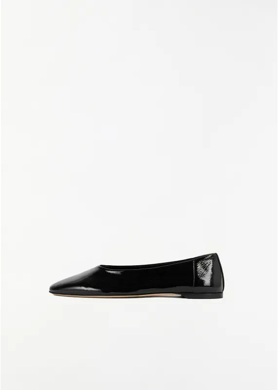 Slip Patent Leather Ballerinas sold by La Garconne