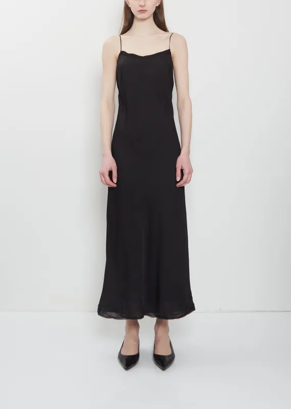 Silk Satin Slip Dress sold by La Garconne