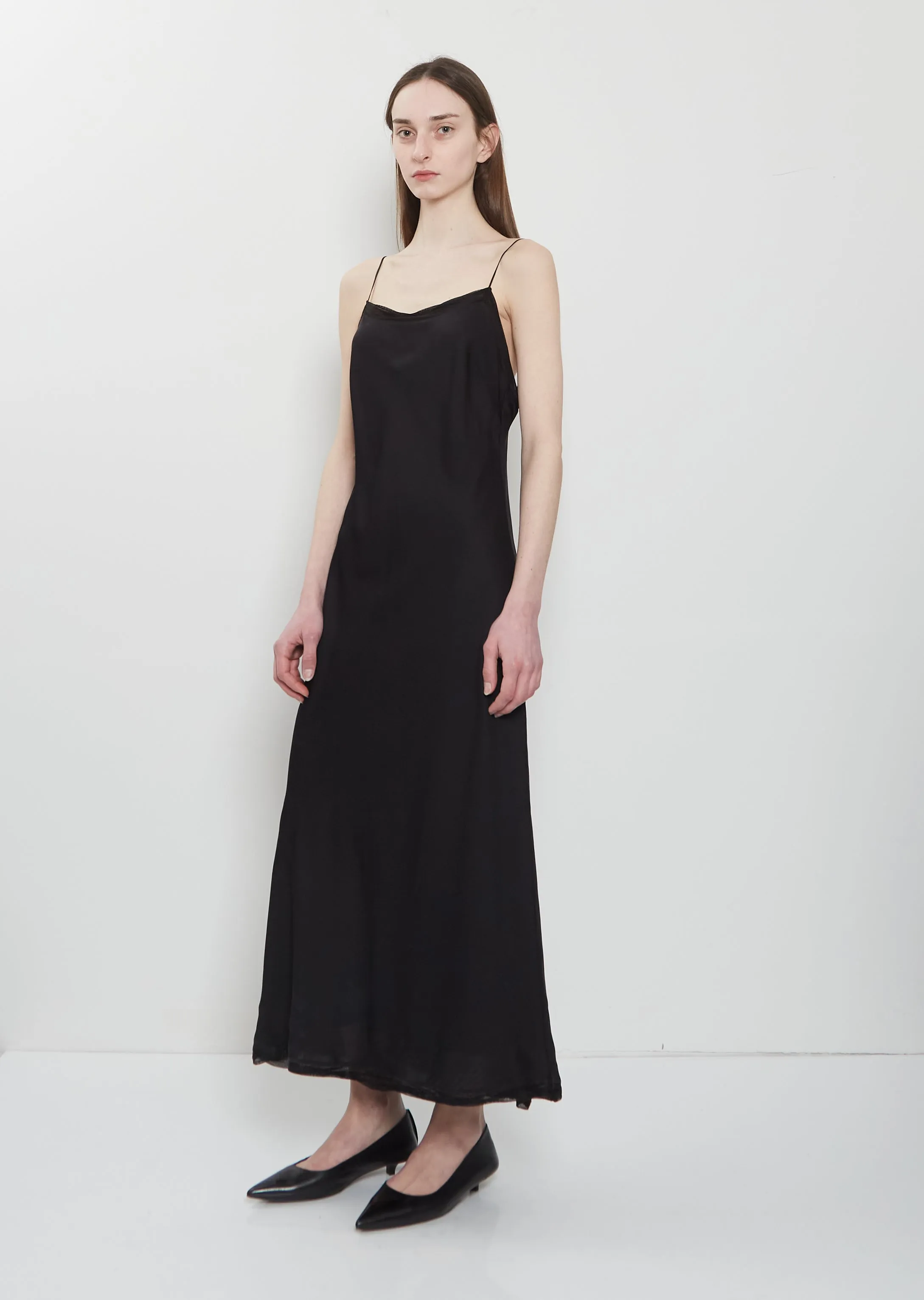 Silk Satin Slip Dress sold by La Garconne product image thumbnail 4