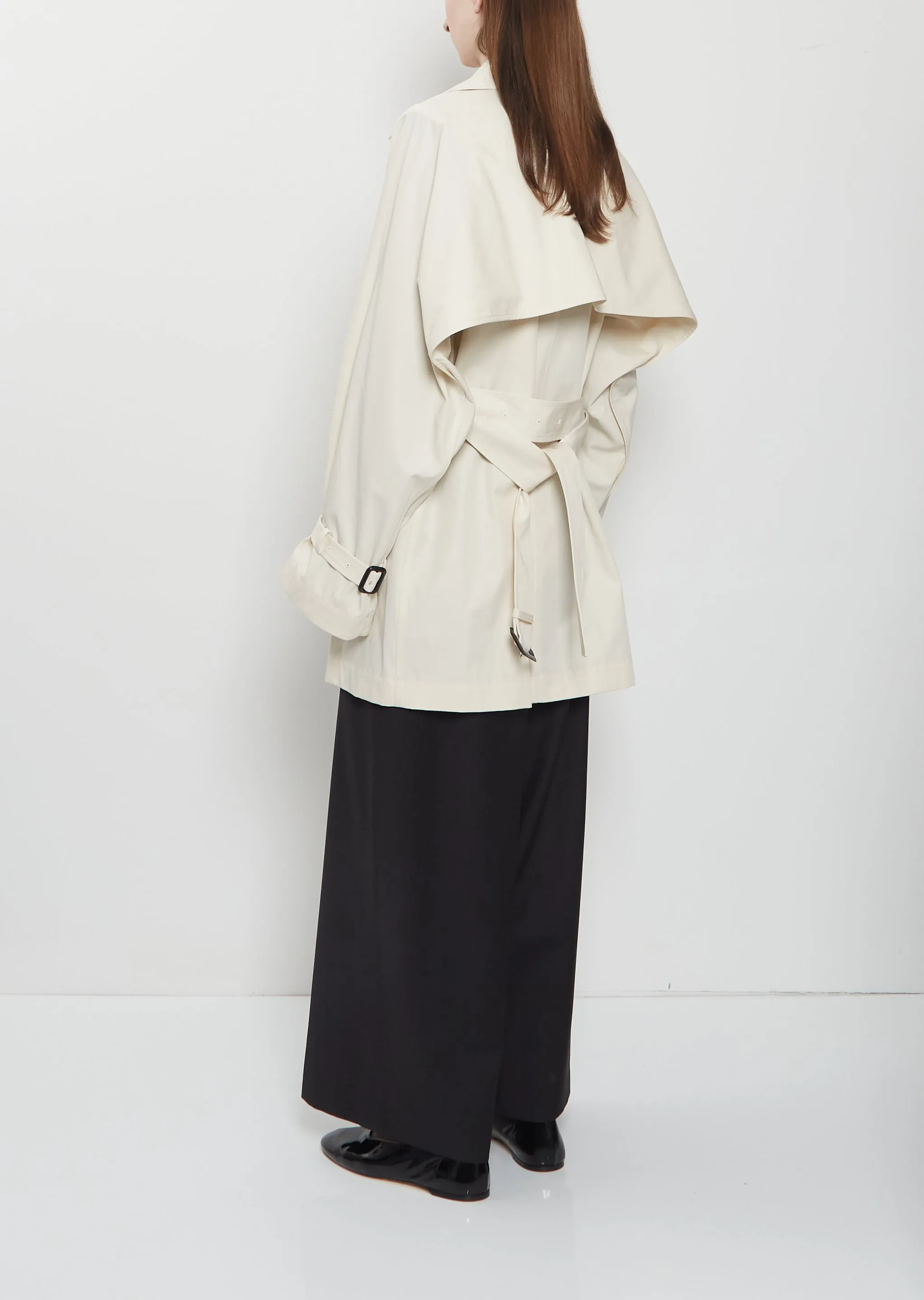 Washed Cotton Trench Coat sold by La Garconne product image thumbnail 3