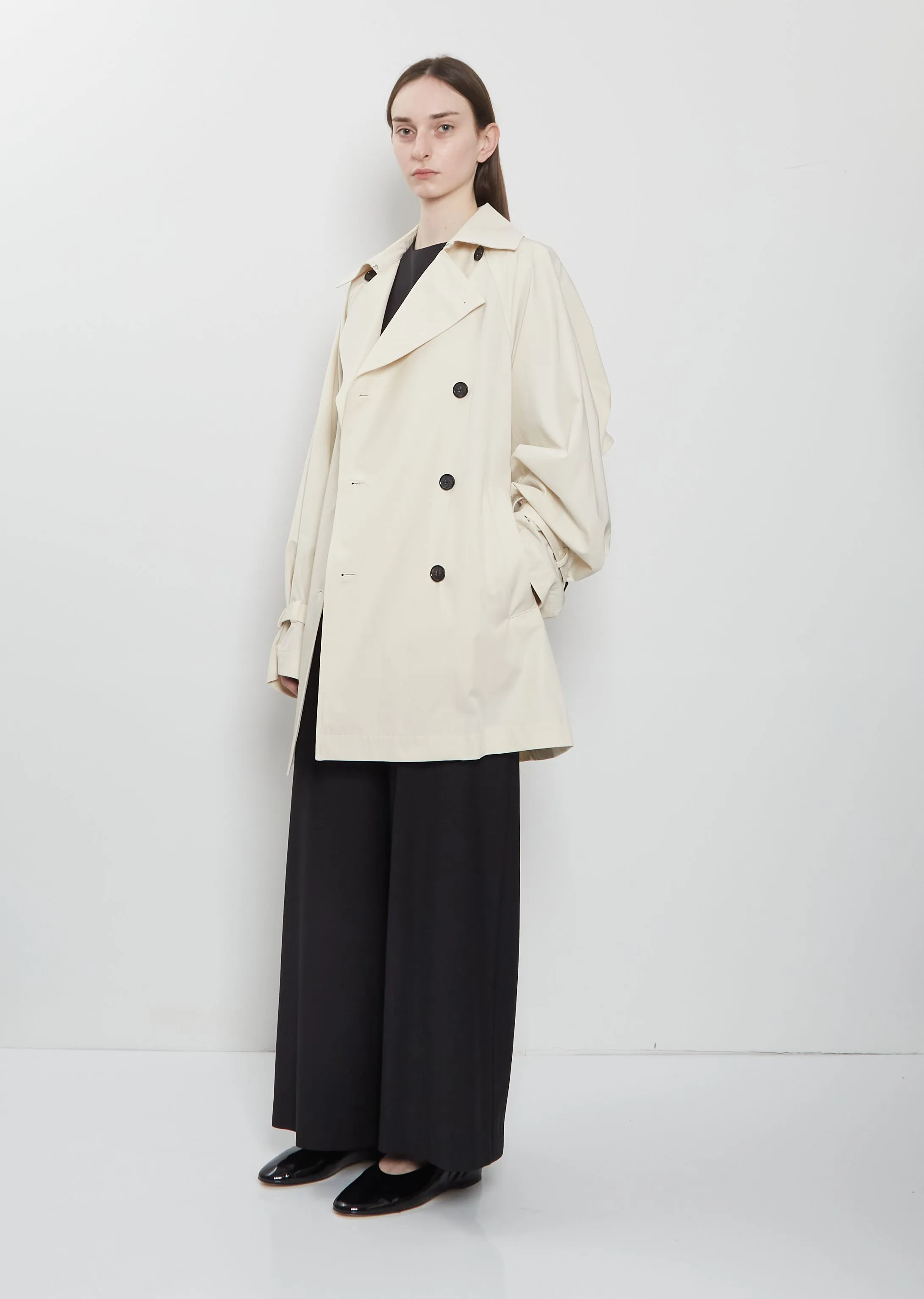 Washed Cotton Trench Coat sold by La Garconne product image thumbnail 4
