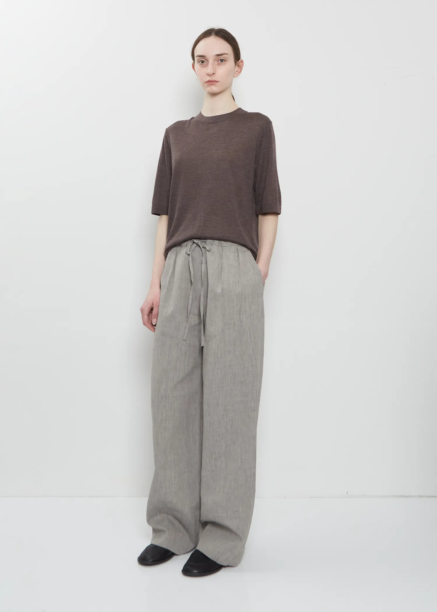 Clark Linen Cotton Pants sold by La Garconne product image thumbnail 4