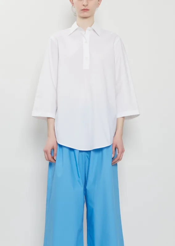 Bait Half Placket Cotton Shirt sold by La Garconne