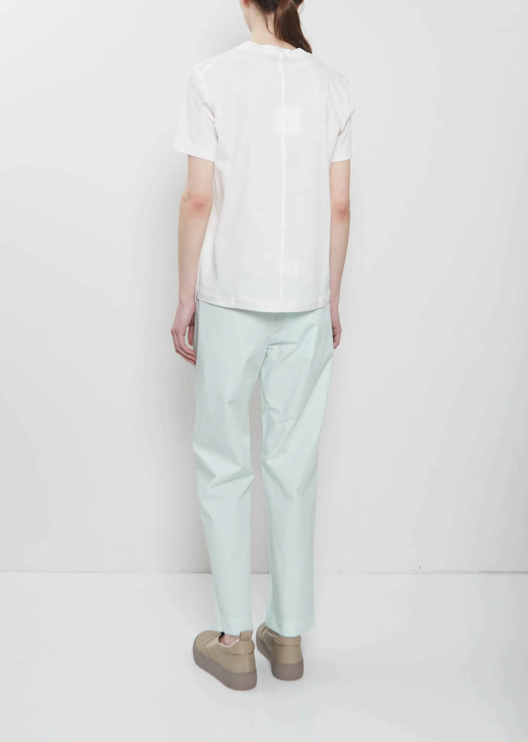 Tag Fine Cotton Jersey T-Shirt — White sold by La Garconne product image thumbnail 3