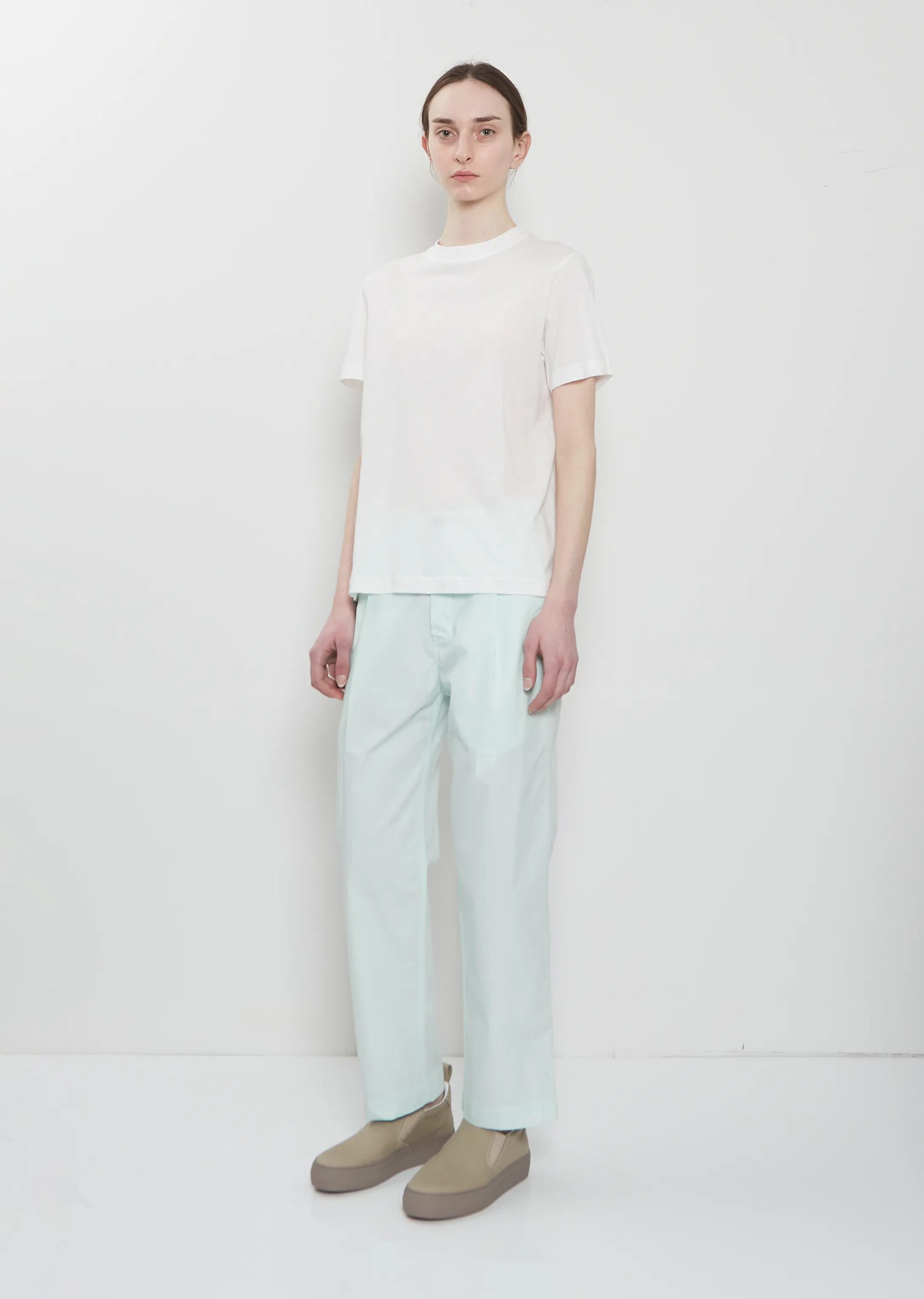 Tag Fine Cotton Jersey T-Shirt — White sold by La Garconne product image thumbnail 4