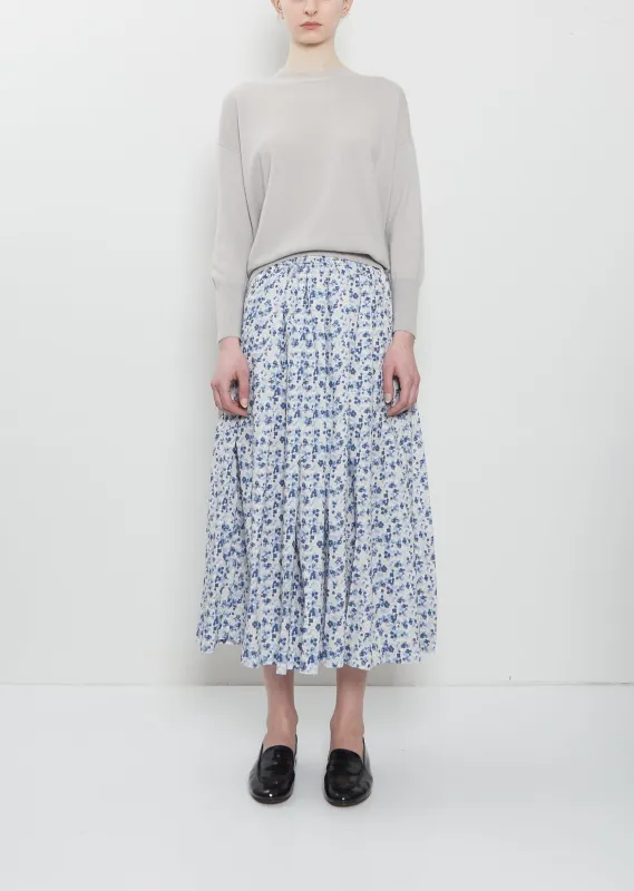 Matilde Cotton Skirt — Ditsy made by Bergfabel