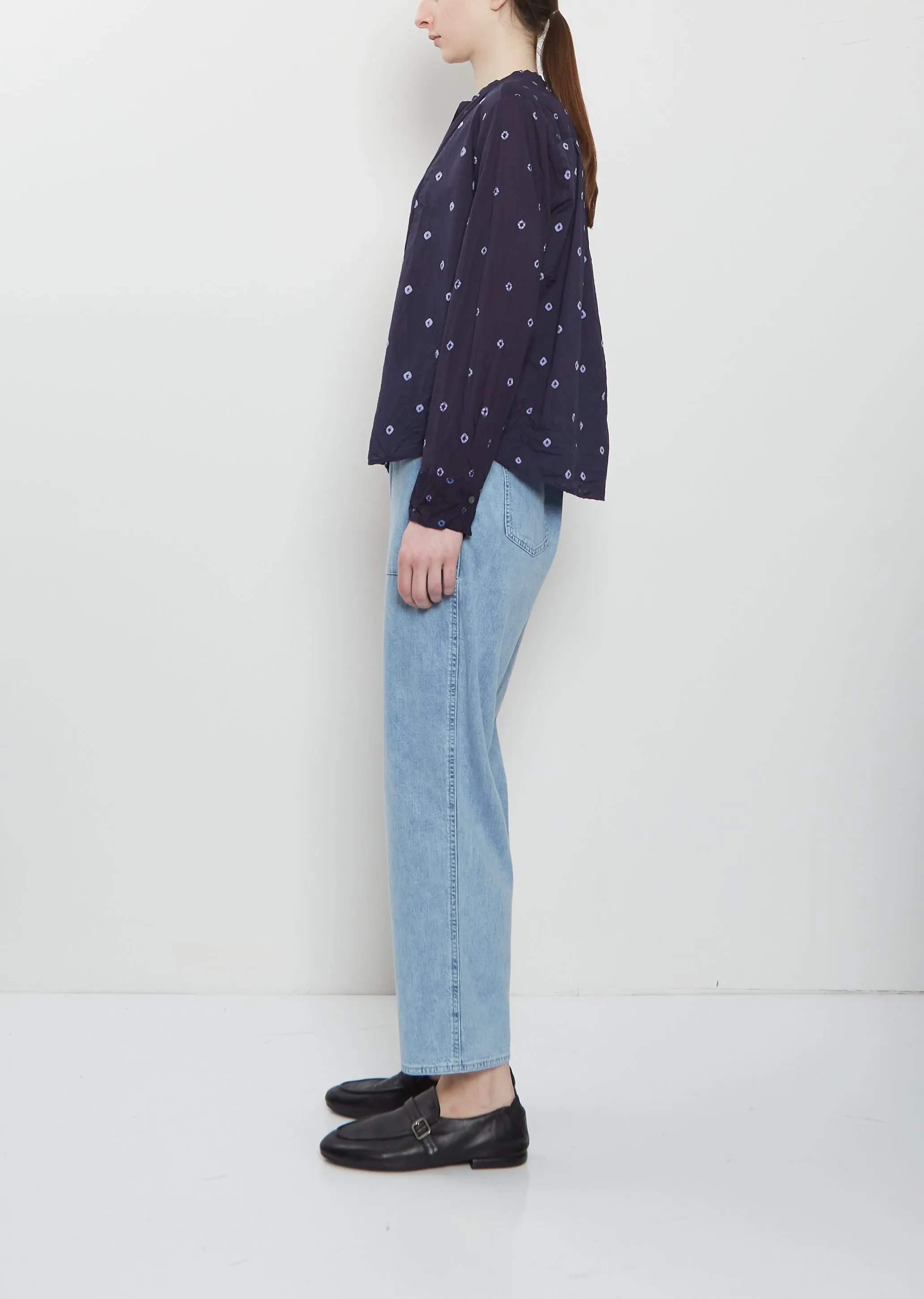 Shibori Cotton Summer Blouse sold by La Garconne product image thumbnail 2