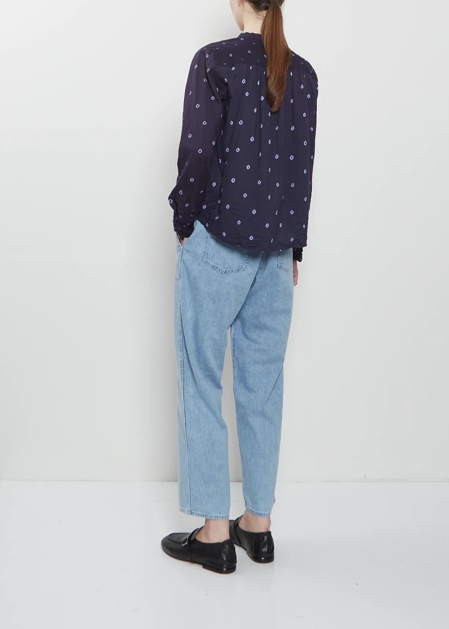 Shibori Cotton Summer Blouse sold by La Garconne product image thumbnail 3