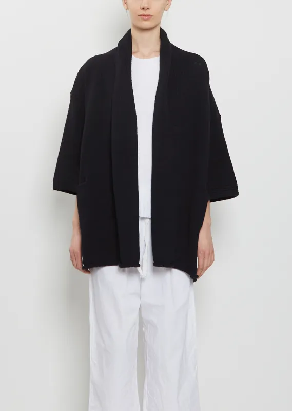 Pima Cotton Shawl Cardigan made by Lauren Manoogian