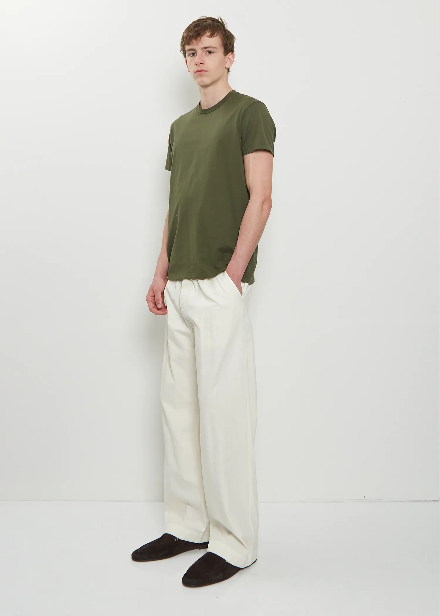 Jap Cotton Tee — Olive sold by La Garconne product image thumbnail 4