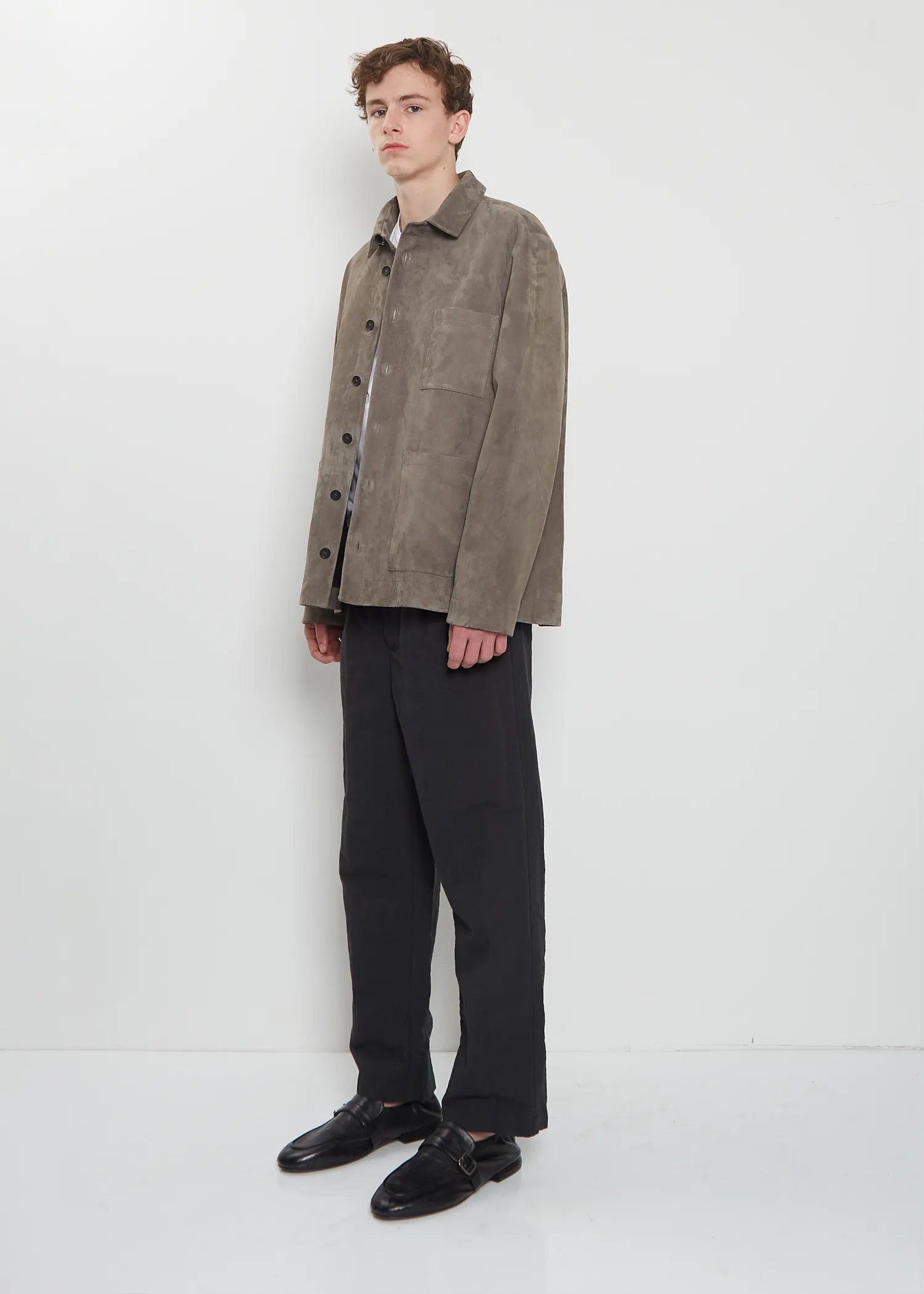 Hugo Suede Jacket sold by La Garconne product image thumbnail 4