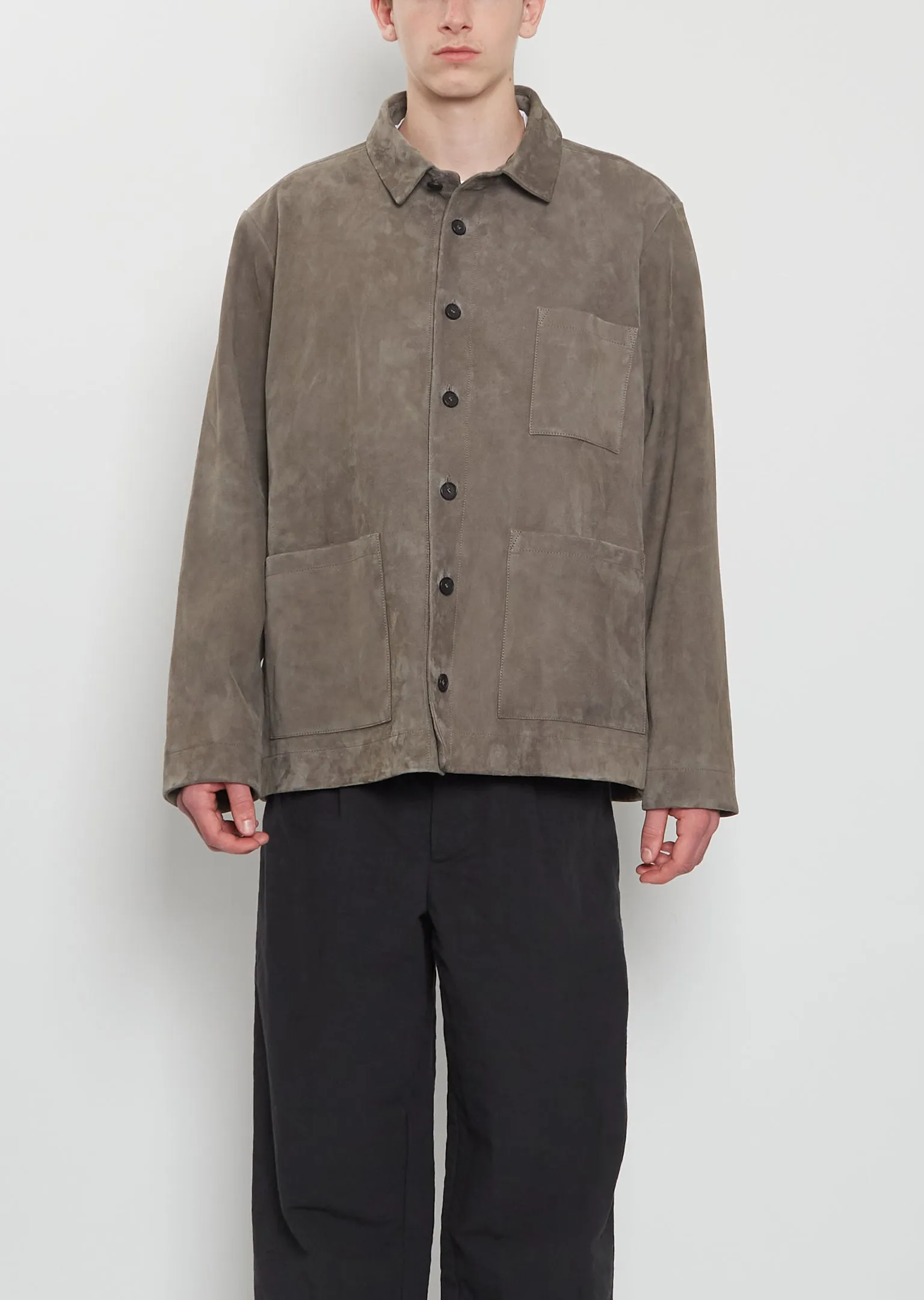 Hugo Suede Jacket sold by La Garconne