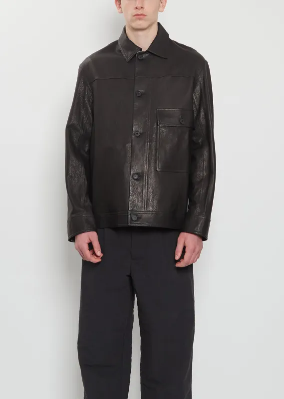Peter Leather Jacket sold by La Garconne