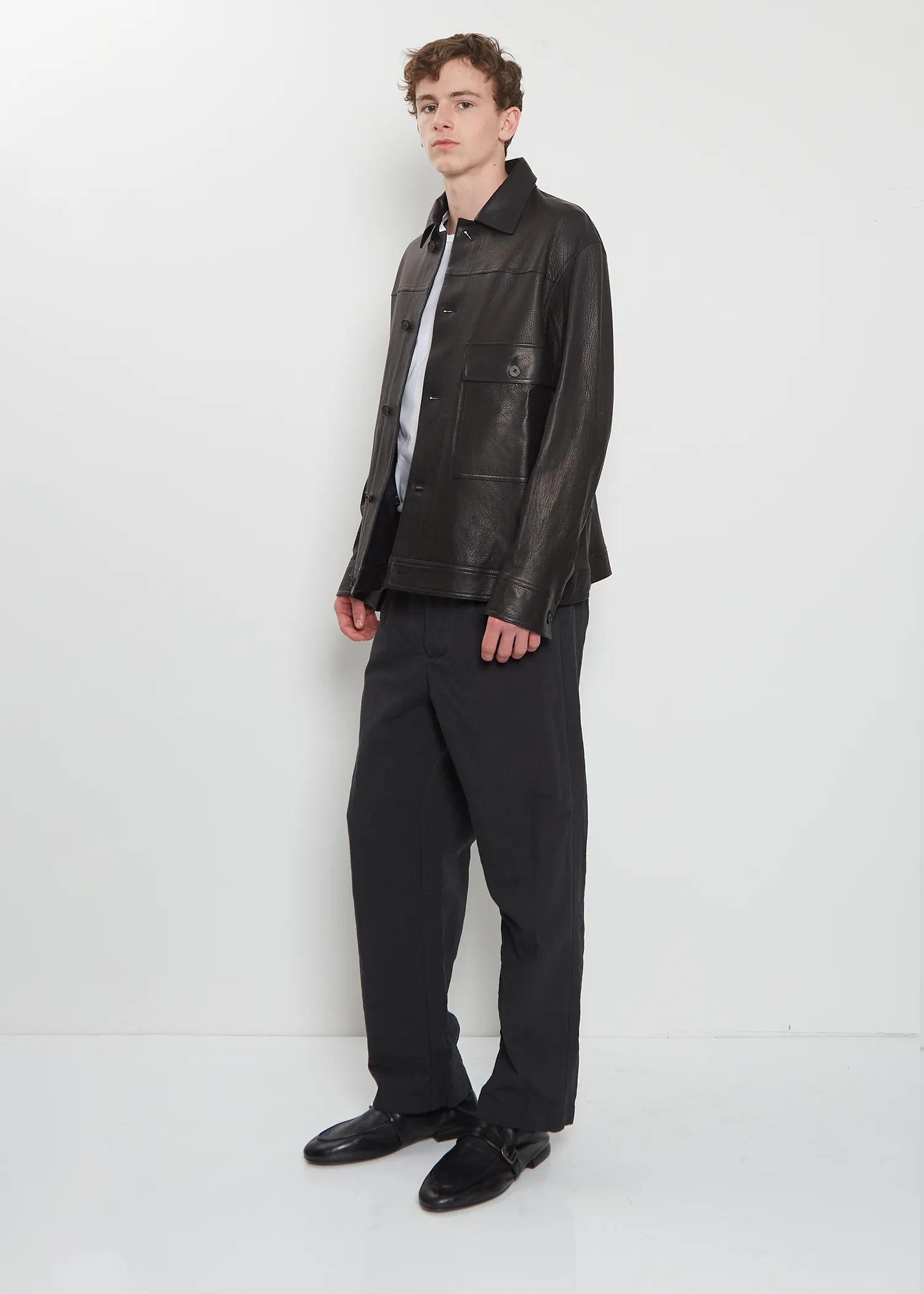 Peter Leather Jacket sold by La Garconne product image thumbnail 4