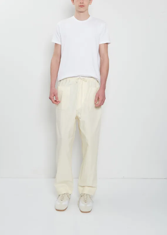 Simple Technical Cotton Pants sold by La Garconne
