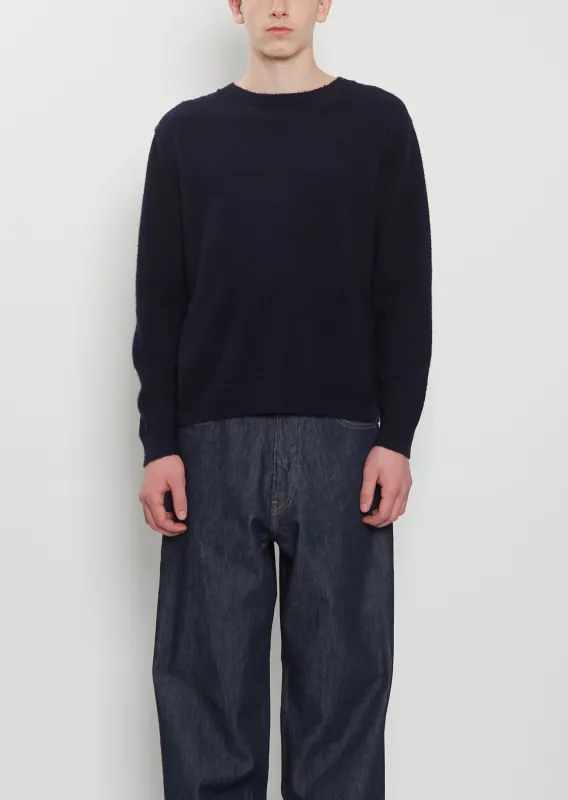 Brushed Cashmere Cotton Sweater made by La Garconne