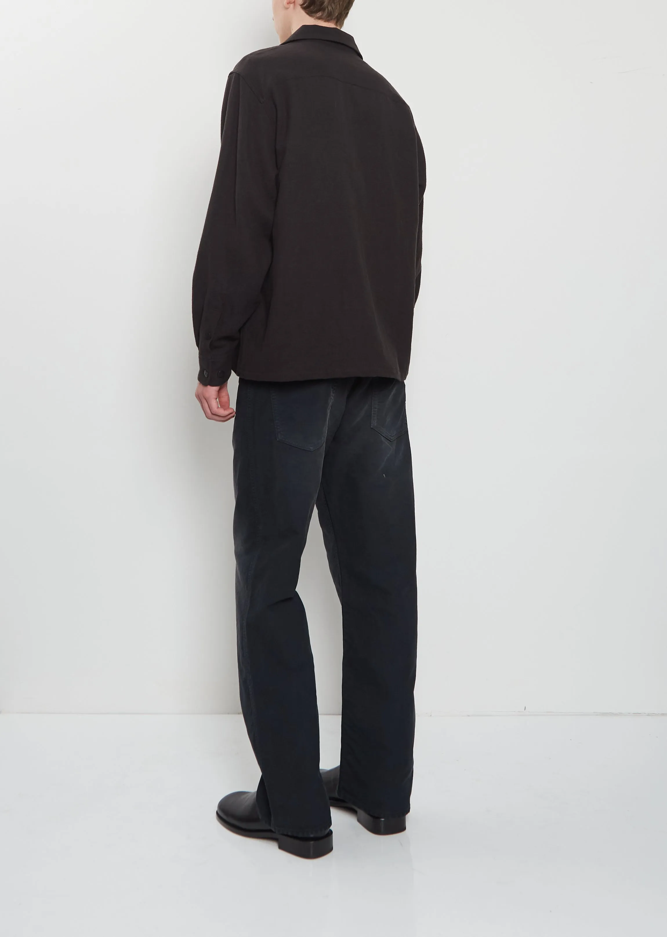 Carrow Wool Linen Shirt sold by La Garconne product image thumbnail 3