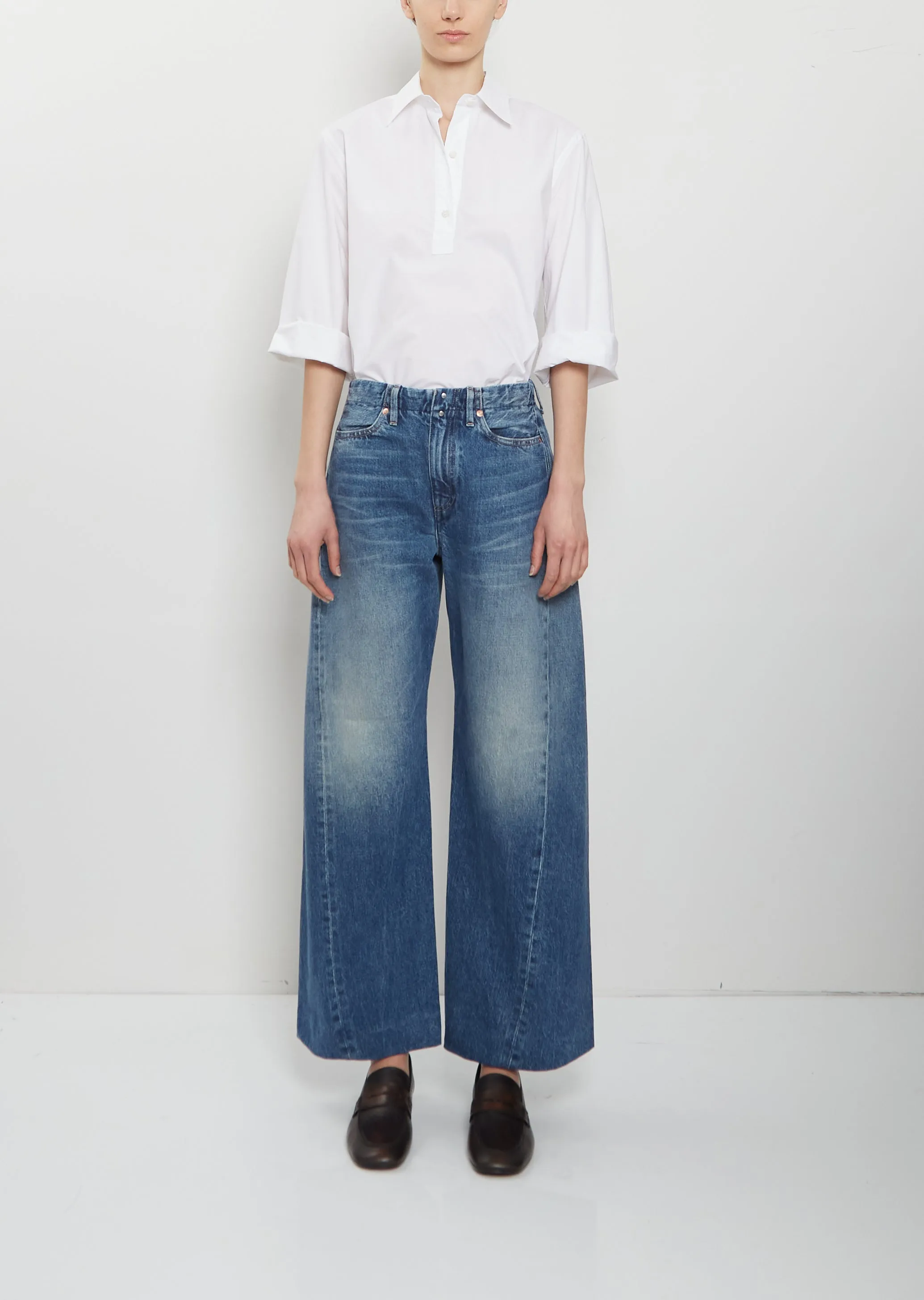Boy Jean Trousers — Vintage Mid Blue sold by La Garconne