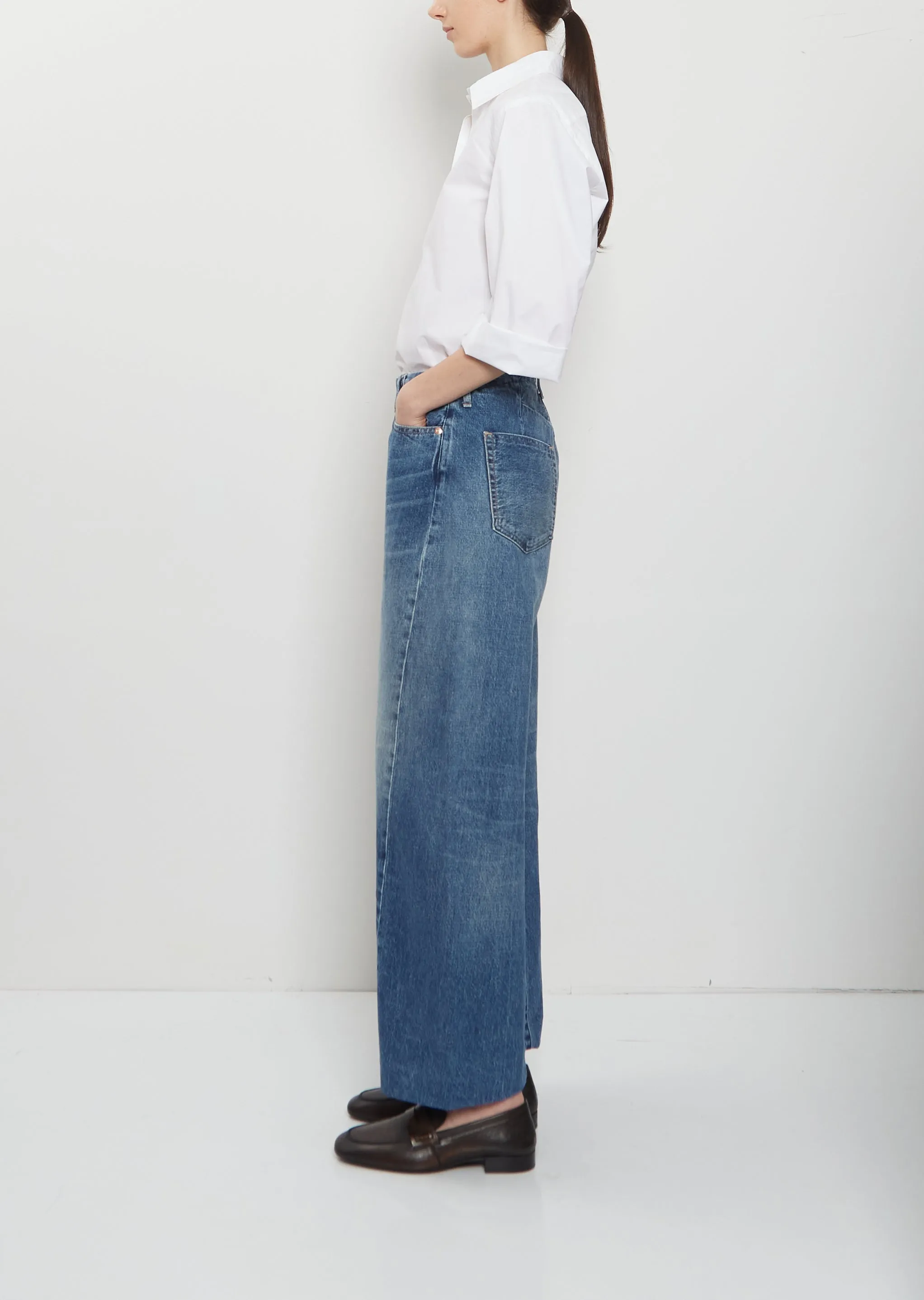 Boy Jean Trousers — Vintage Mid Blue sold by La Garconne product image thumbnail 2