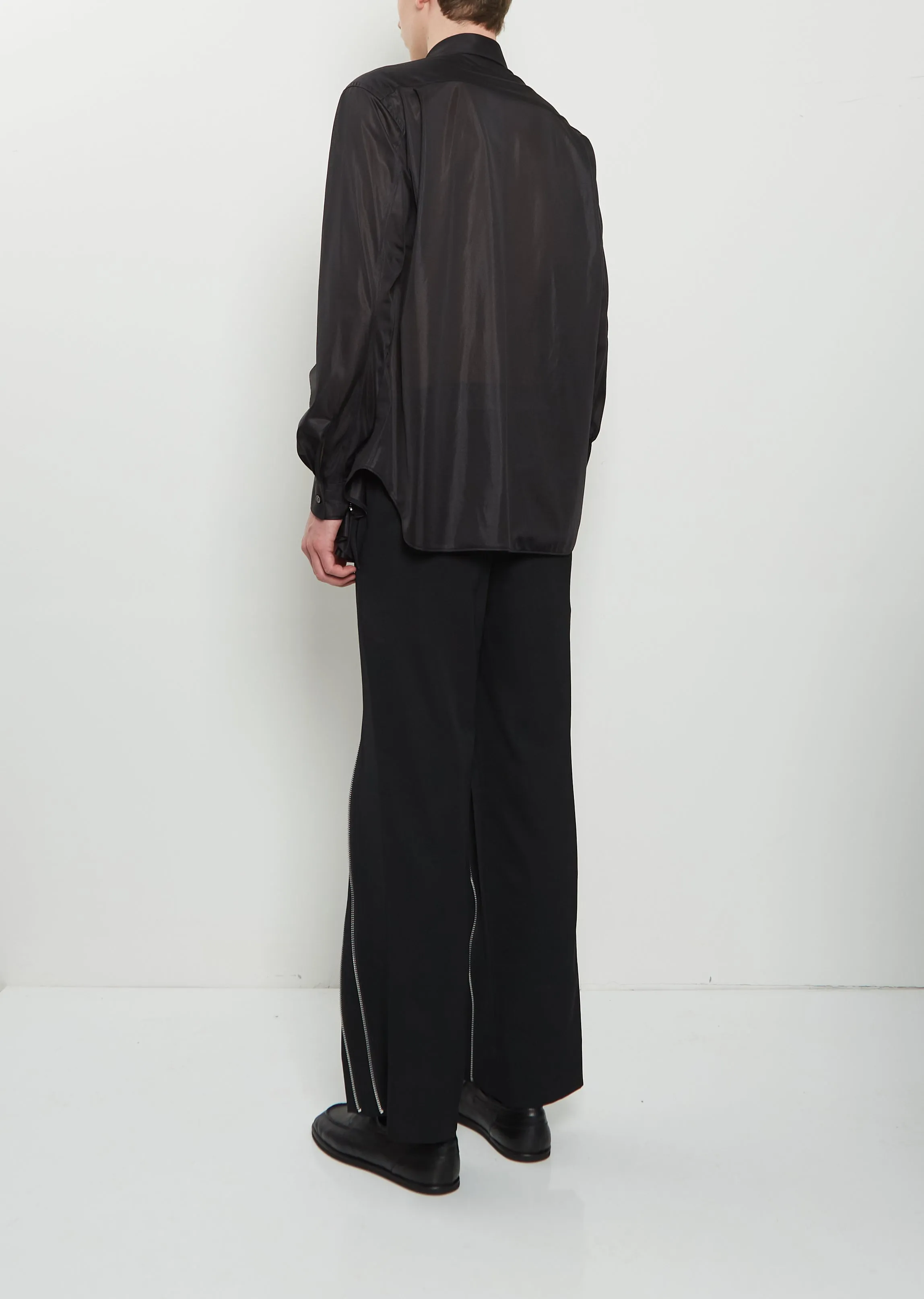 Wool Zippers Tapered Pants sold by La Garconne product image thumbnail 3