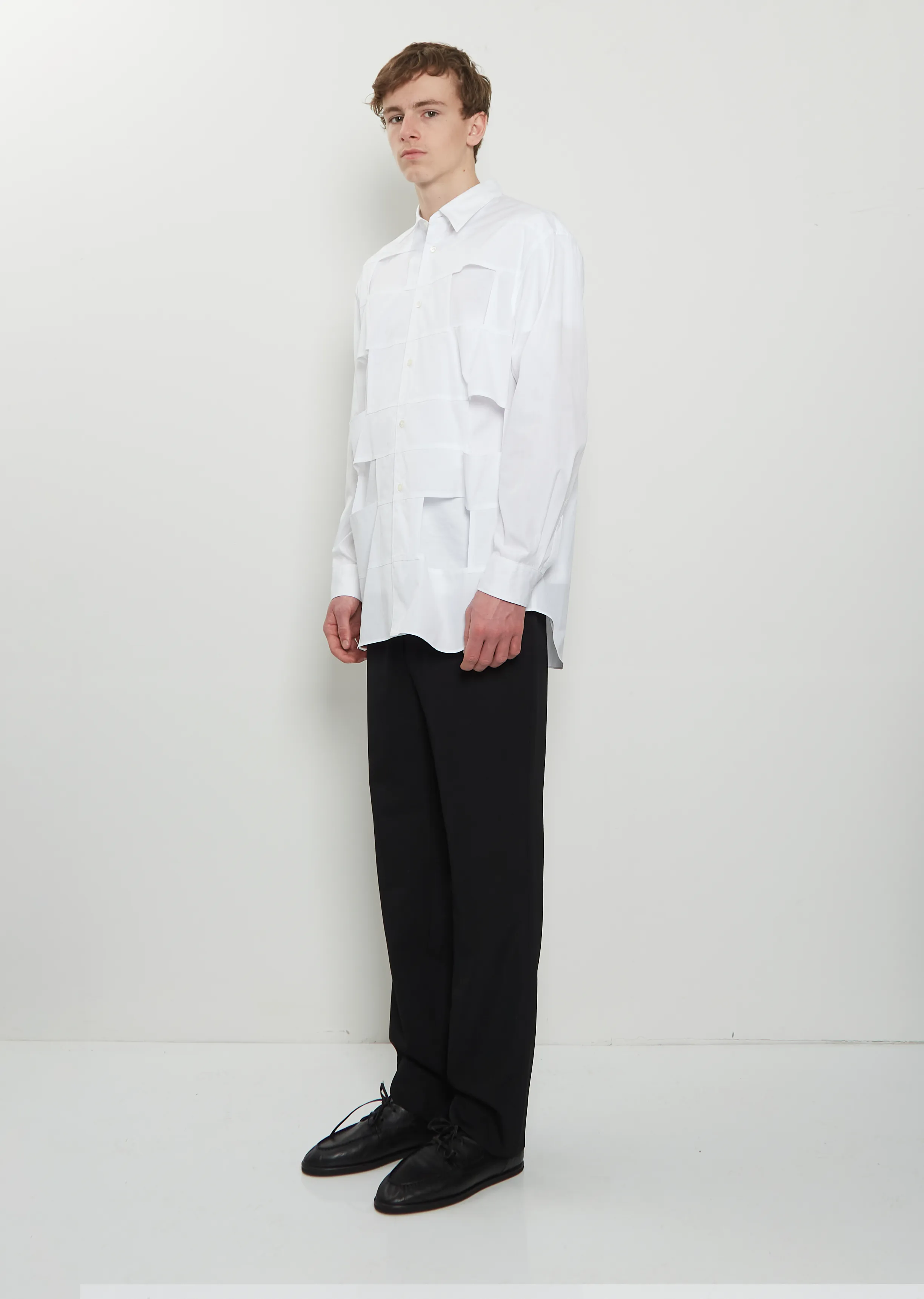 Cotton Square Cut Out Shirt sold by La Garconne product image thumbnail 4