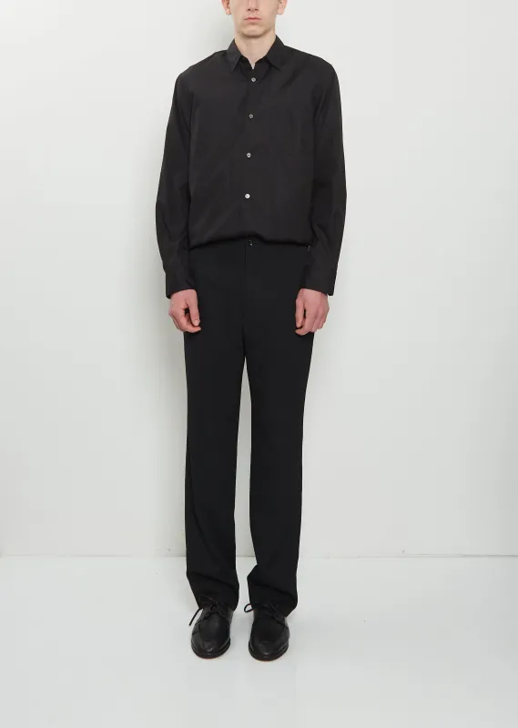 Wool Tapered Pants — Black made by Comme des Garcons