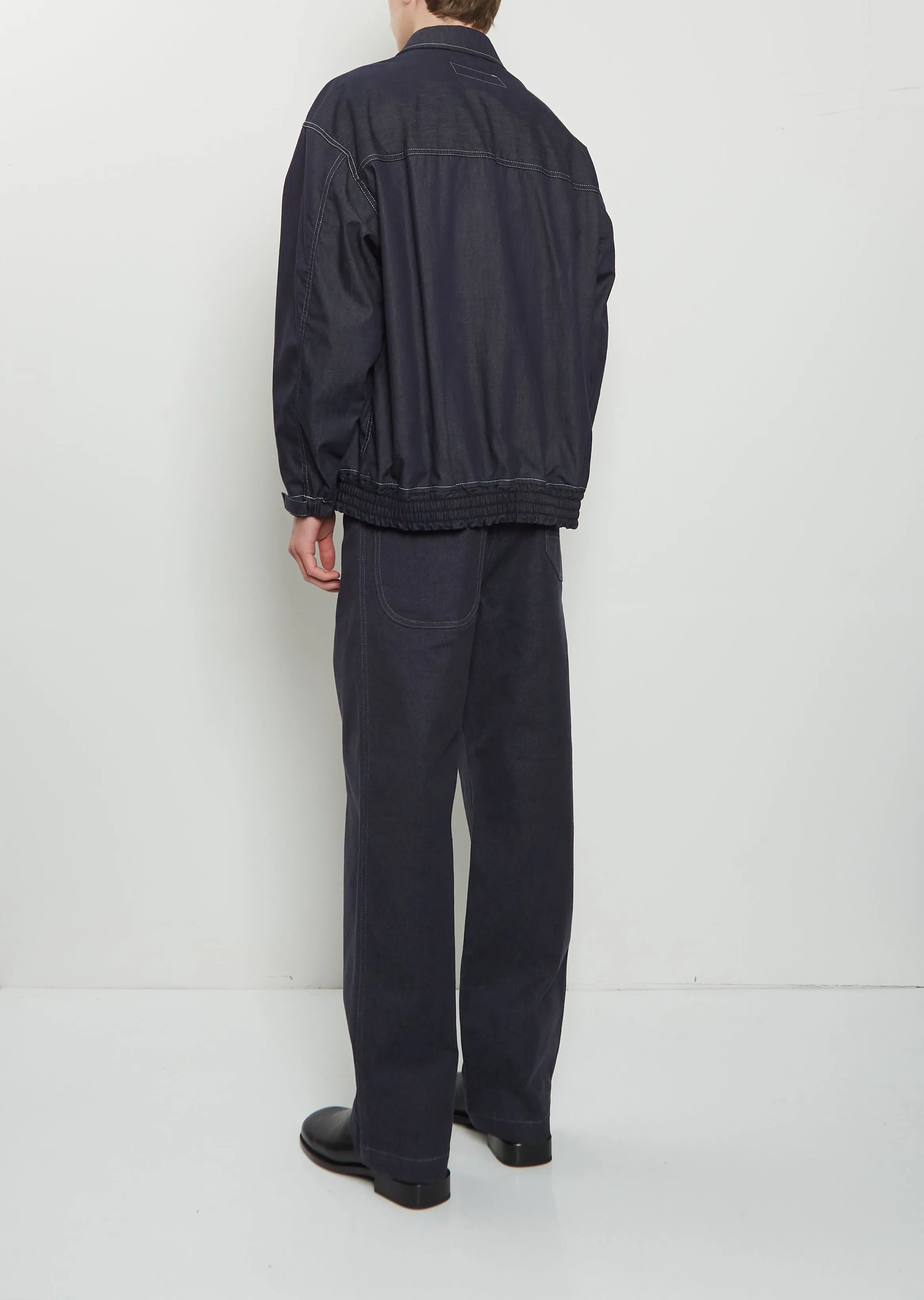 Light Denim Zip Jacket sold by La Garconne product image thumbnail 3