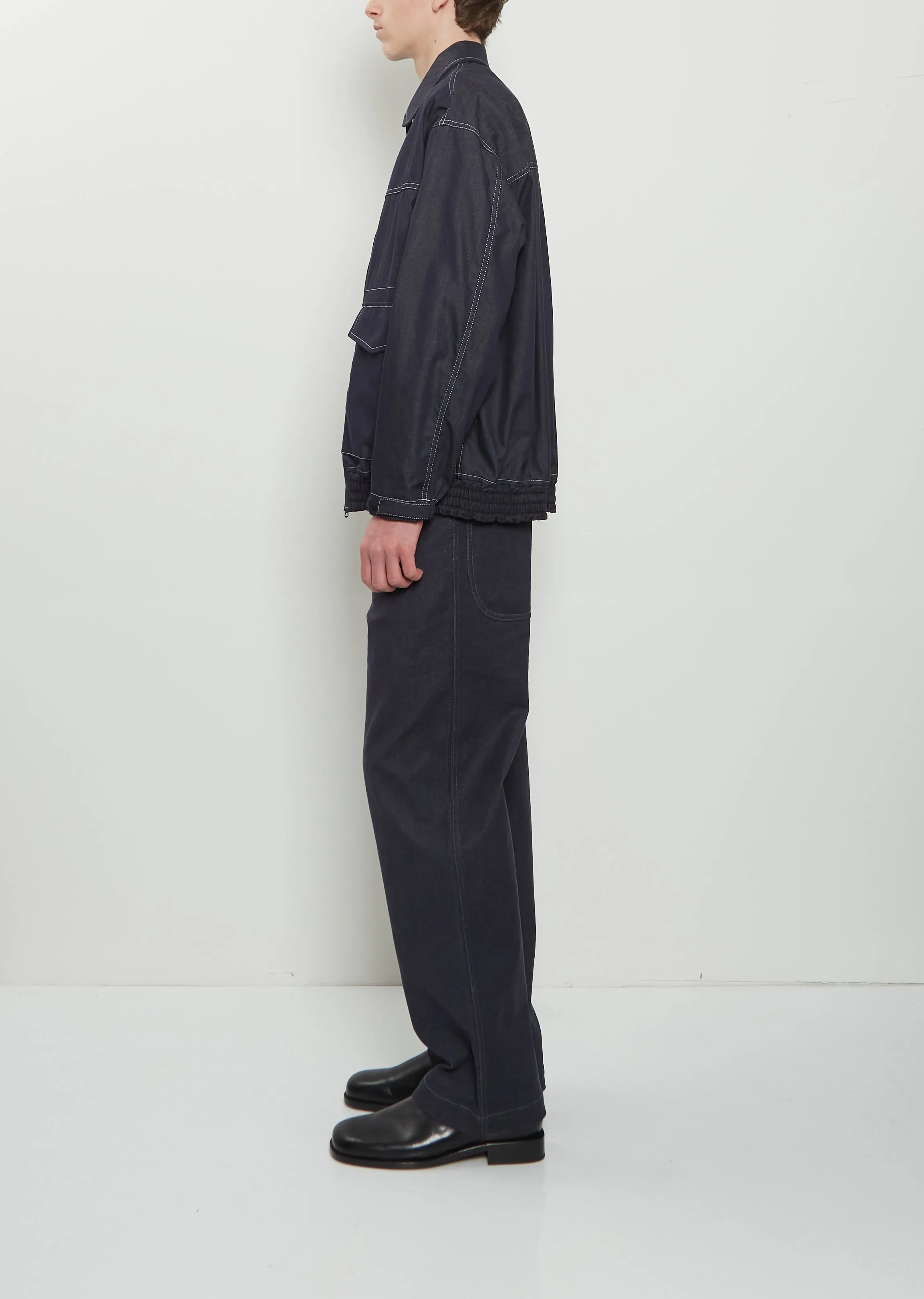 Light Denim Zip Jacket sold by La Garconne product image thumbnail 2