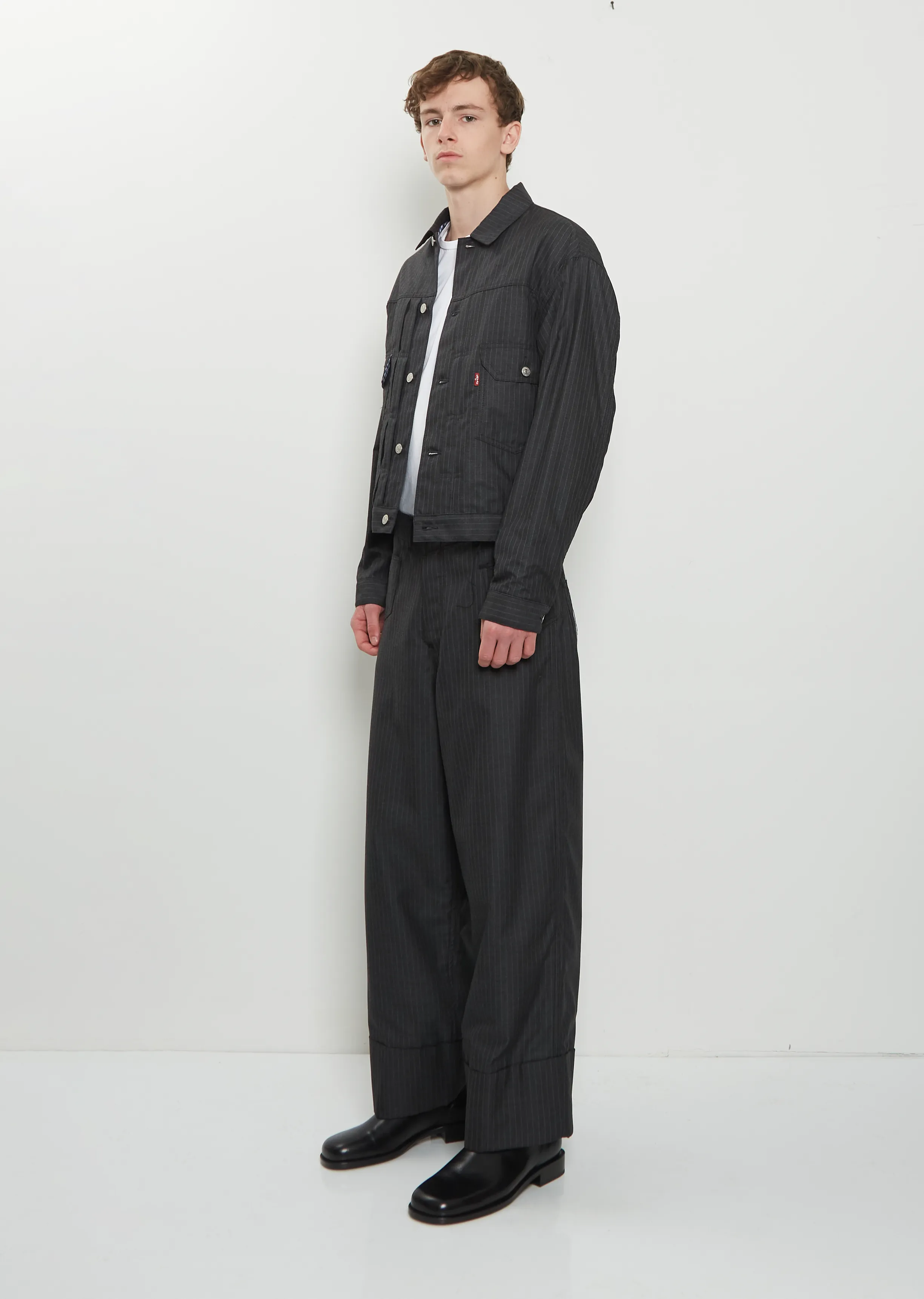 x Levi's Pinstripe Blouson sold by La Garconne product image thumbnail 4