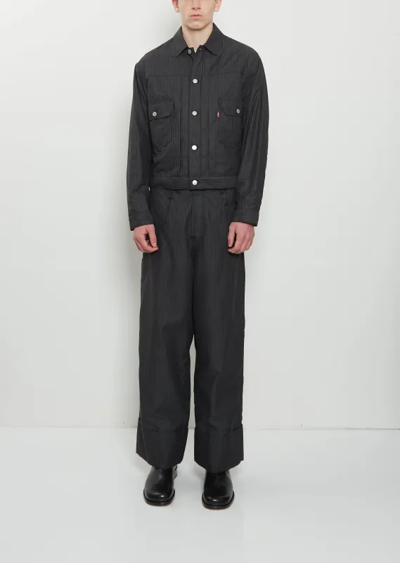 x Levi's Pinstripe Pant sold by La Garconne