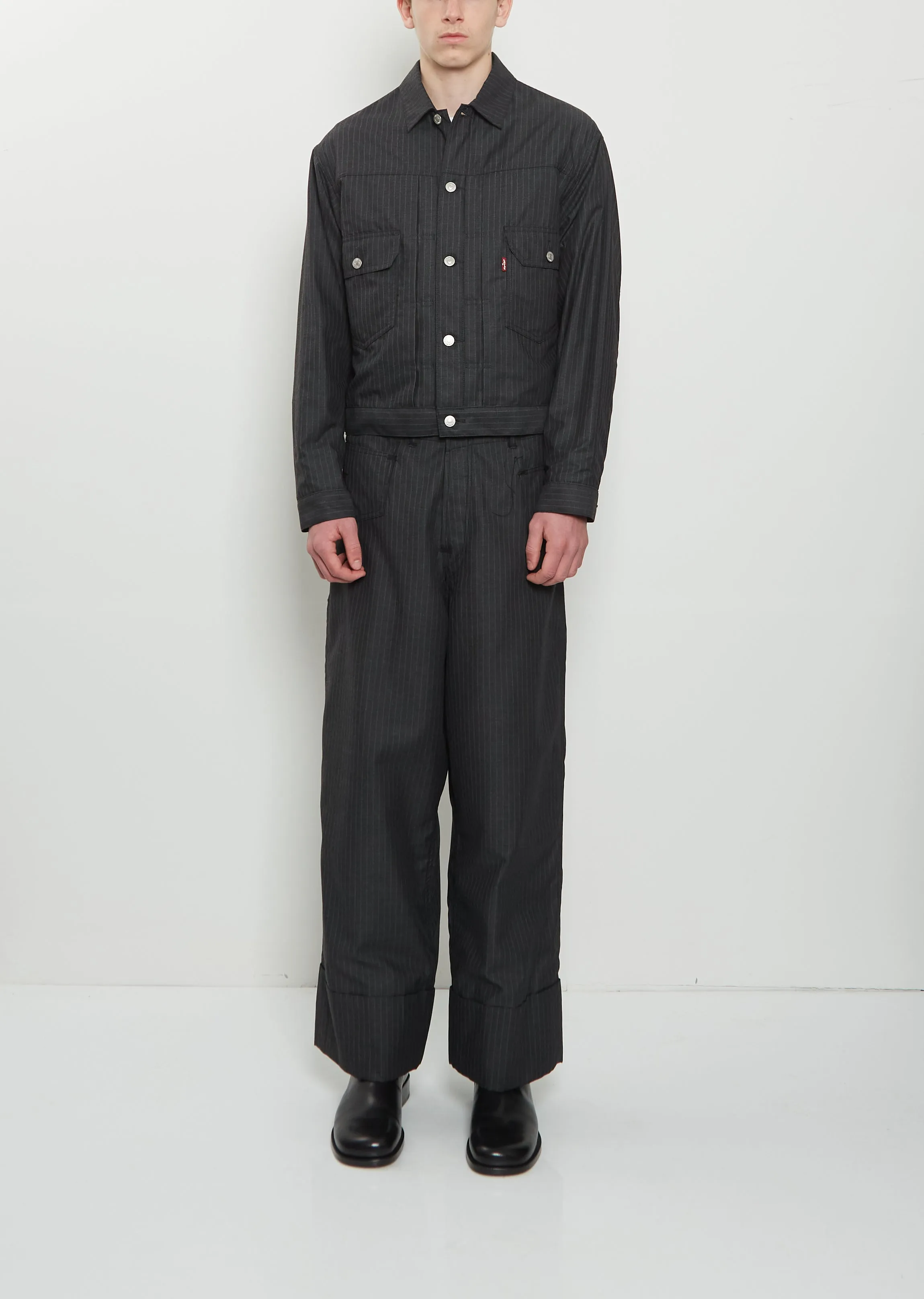 x Levi's Pinstripe Pant sold by La Garconne