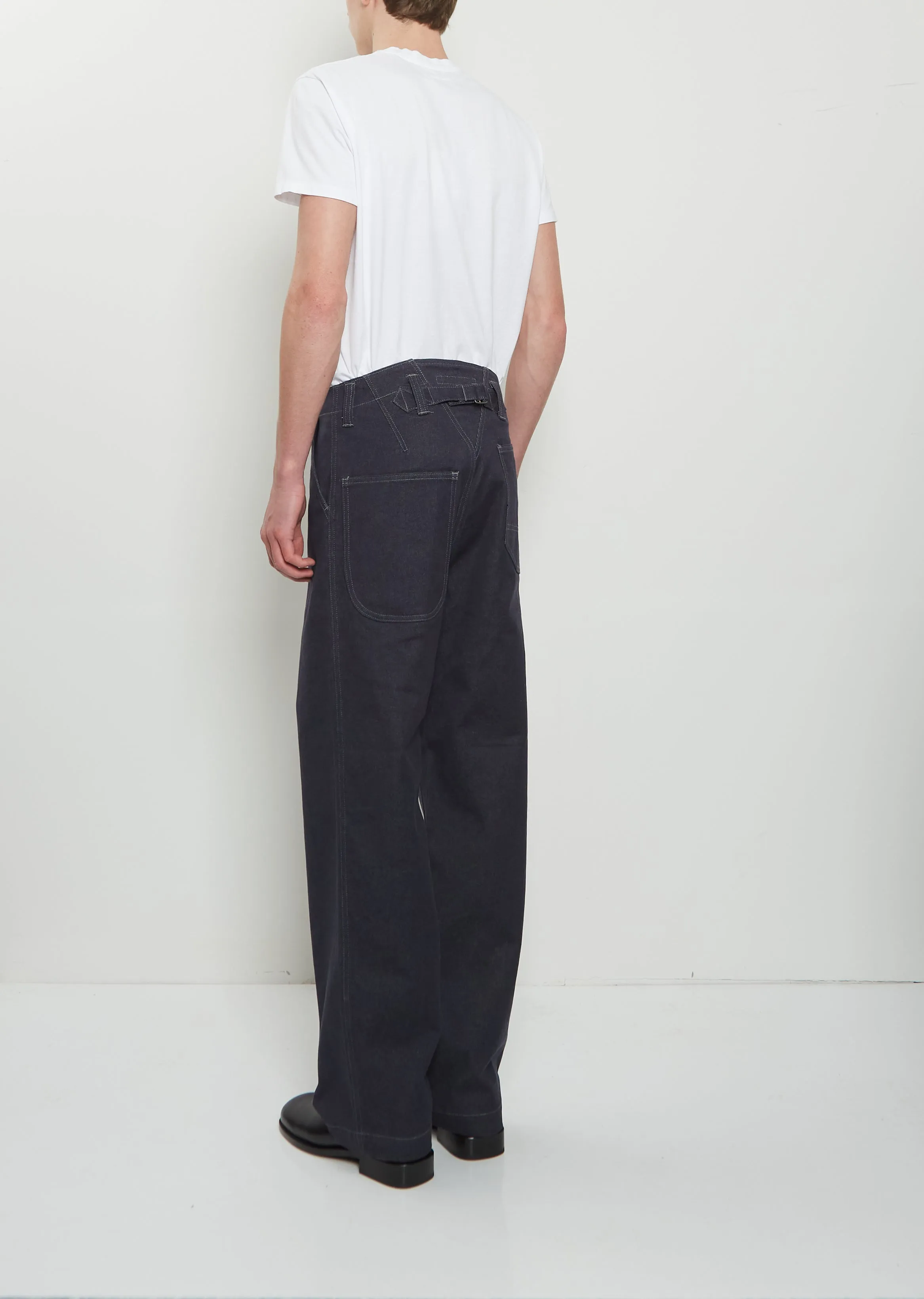 Re-Dyed Denim Pants sold by La Garconne product image thumbnail 3