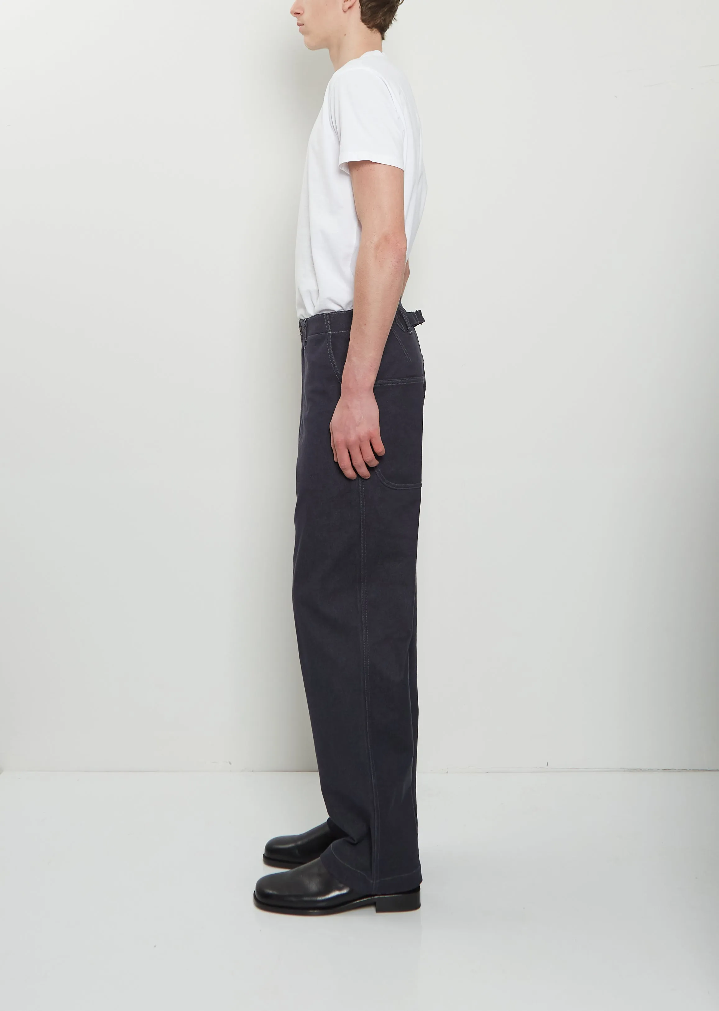 Re-Dyed Denim Pants sold by La Garconne product image thumbnail 2