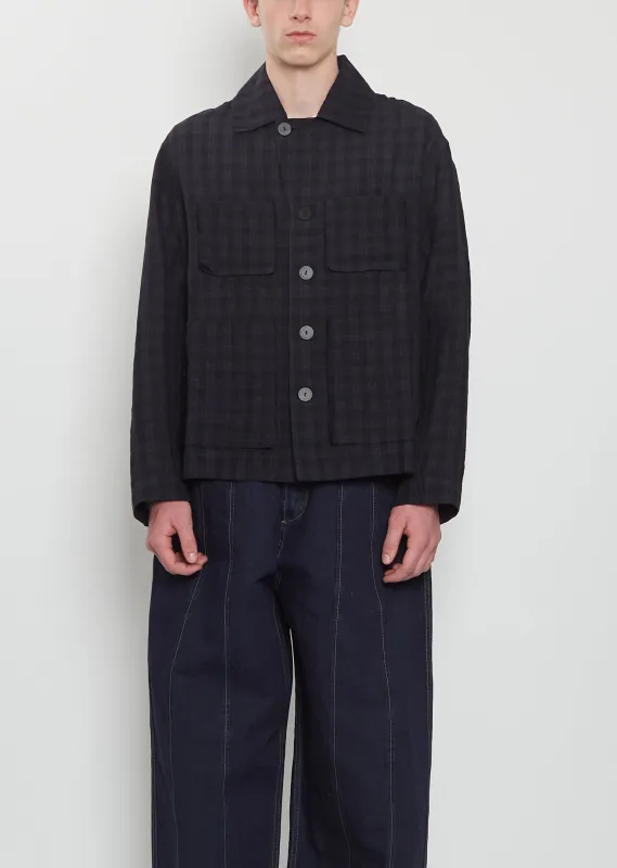 The Magician Linen Jacket made by La Garconne