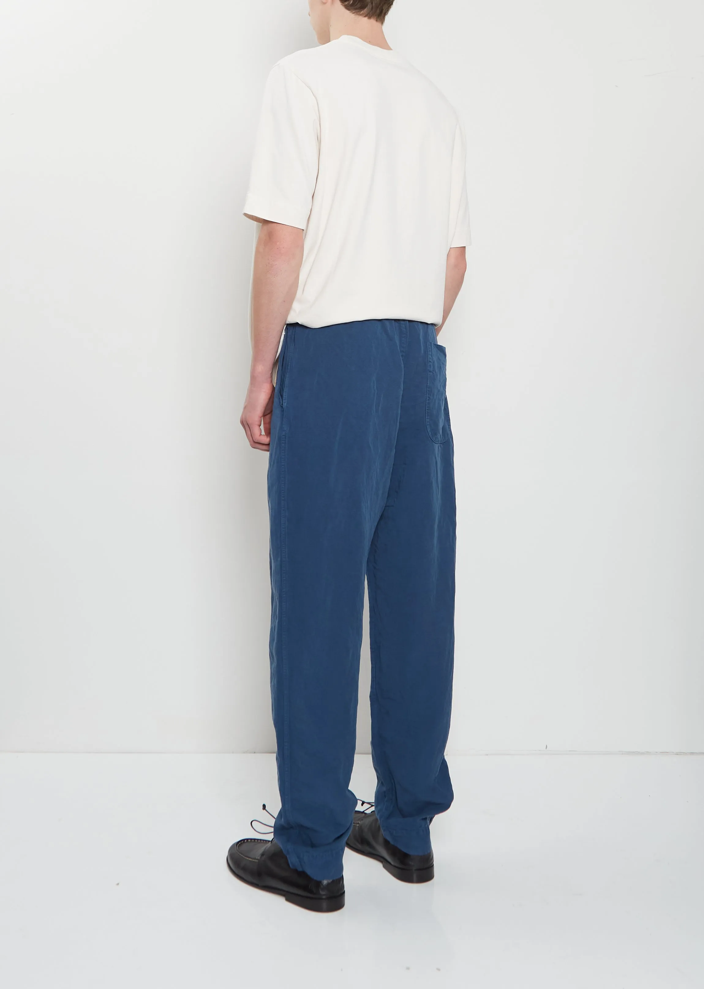 Jog Ah Linen Pant — Blue sold by La Garconne product image thumbnail 3