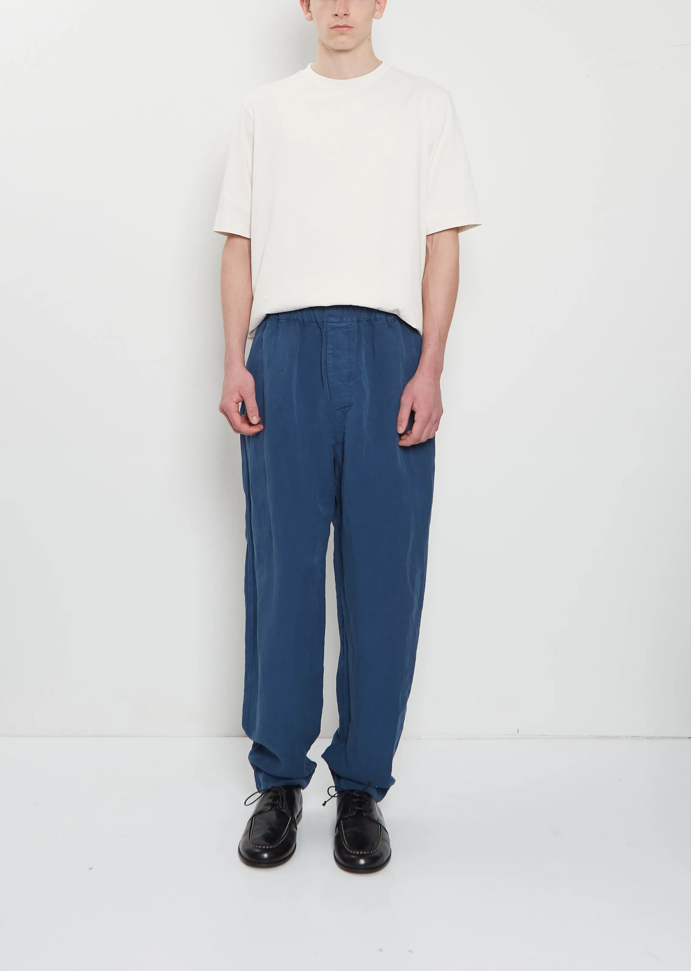 Jog Ah Linen Pant — Blue sold by La Garconne