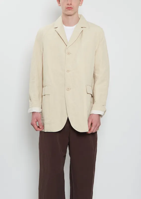 March Cotton Linen Jacket made by La Garconne
