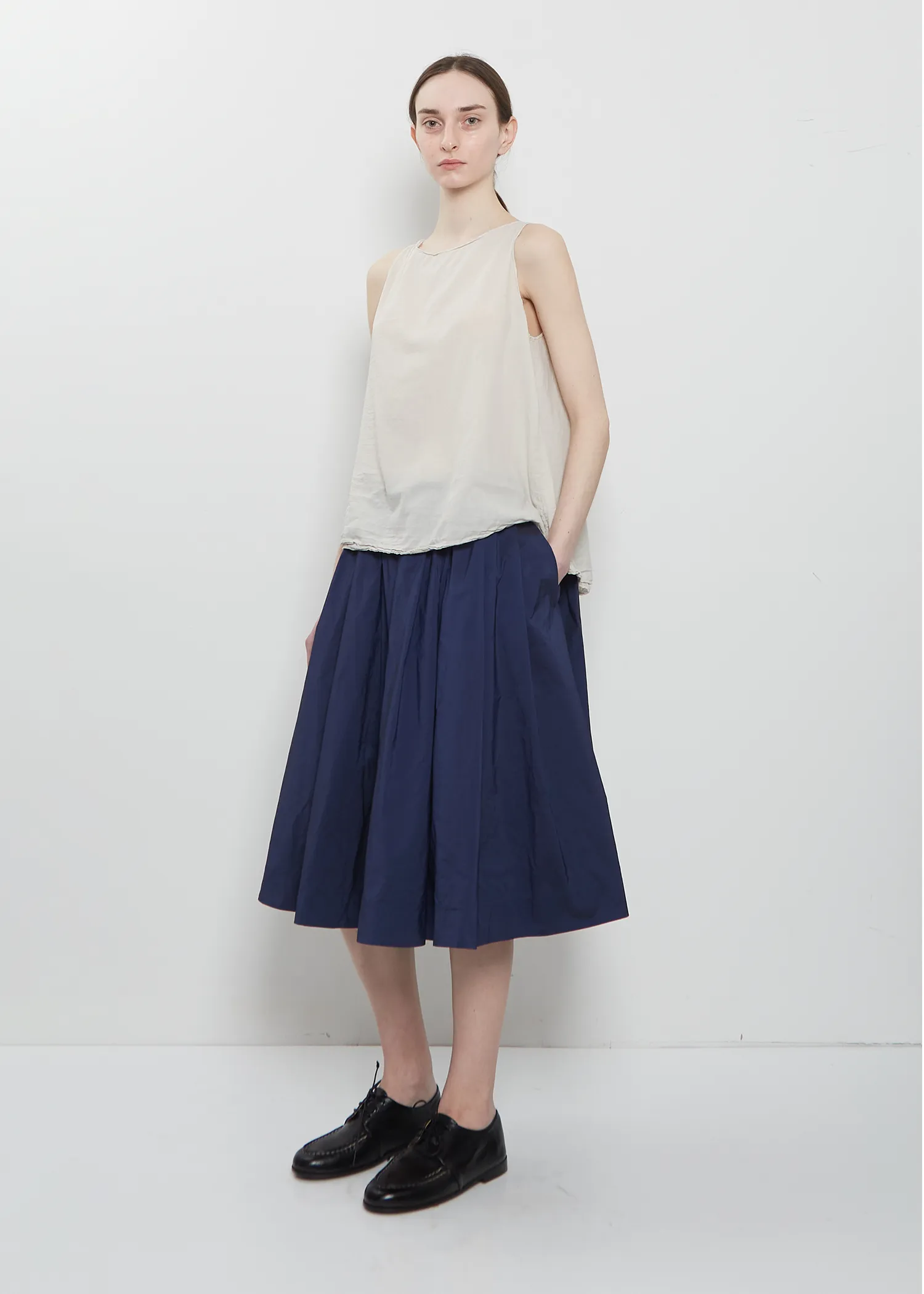 Technical Taffeta Pleated Skirt sold by La Garconne product image thumbnail 4