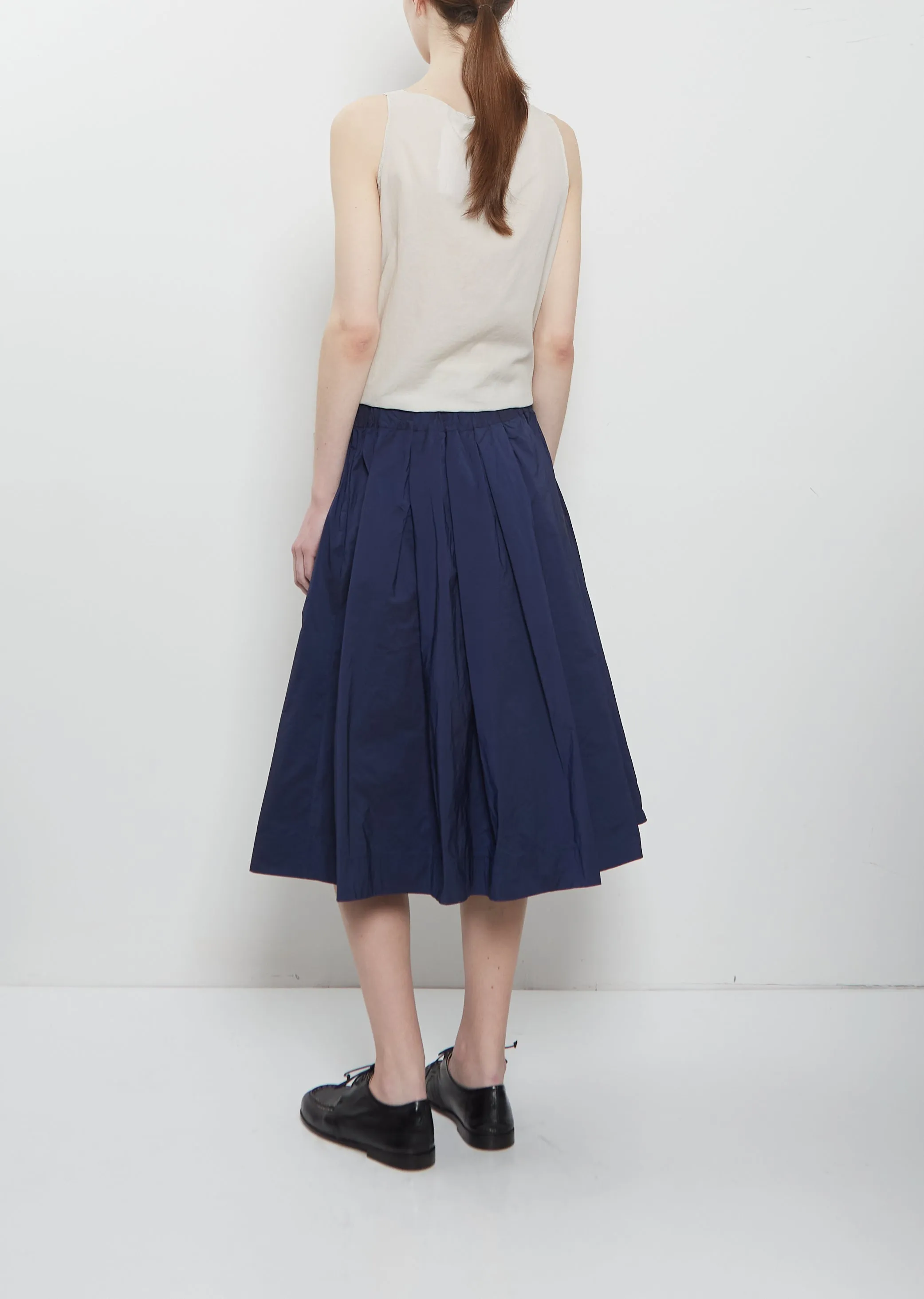 Technical Taffeta Pleated Skirt sold by La Garconne product image thumbnail 3