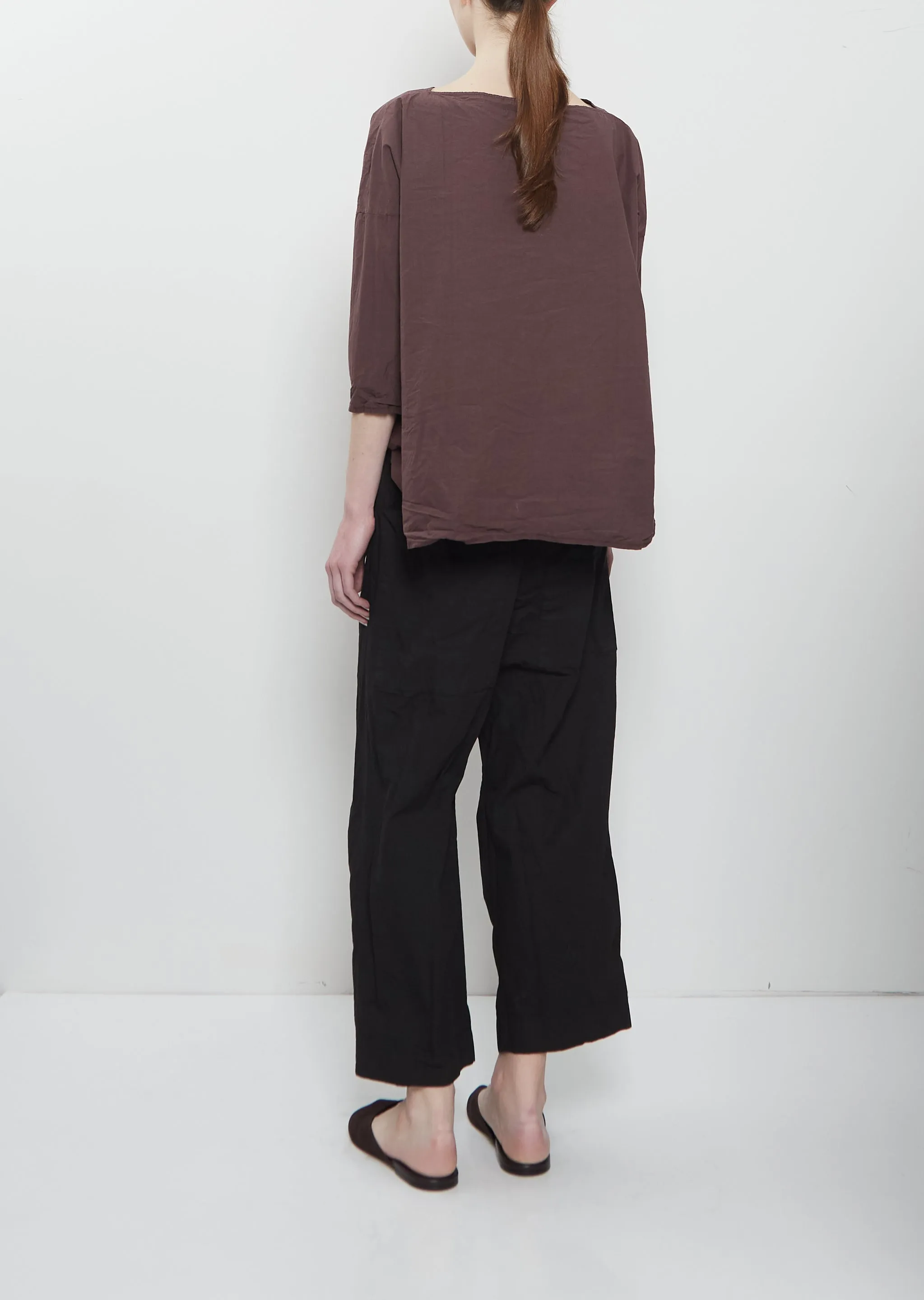 Ultra Light Canvas Short Tunic — Grape sold by La Garconne product image thumbnail 3