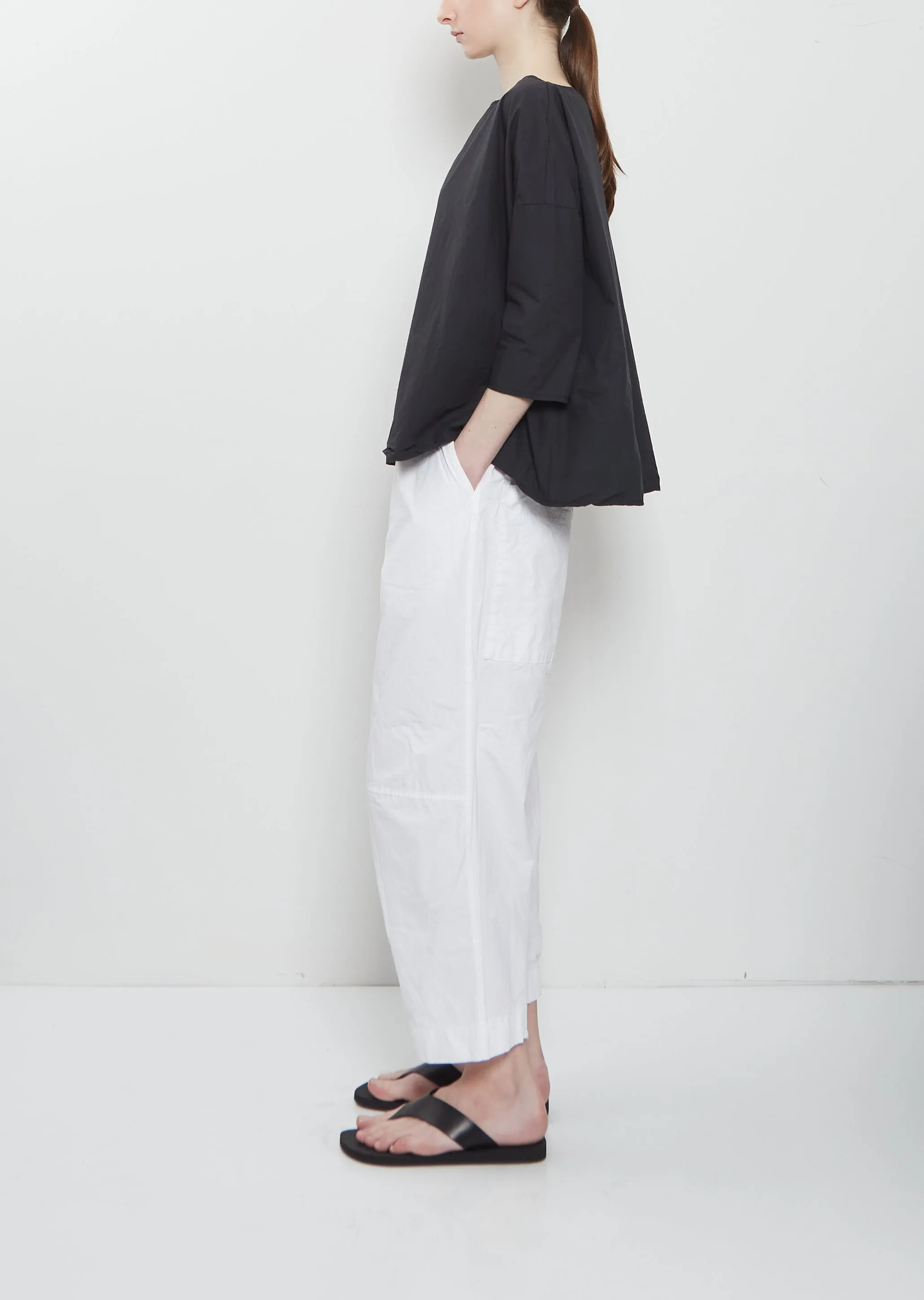 Ultra Light Canvas Short Tunic — Black sold by La Garconne product image thumbnail 2